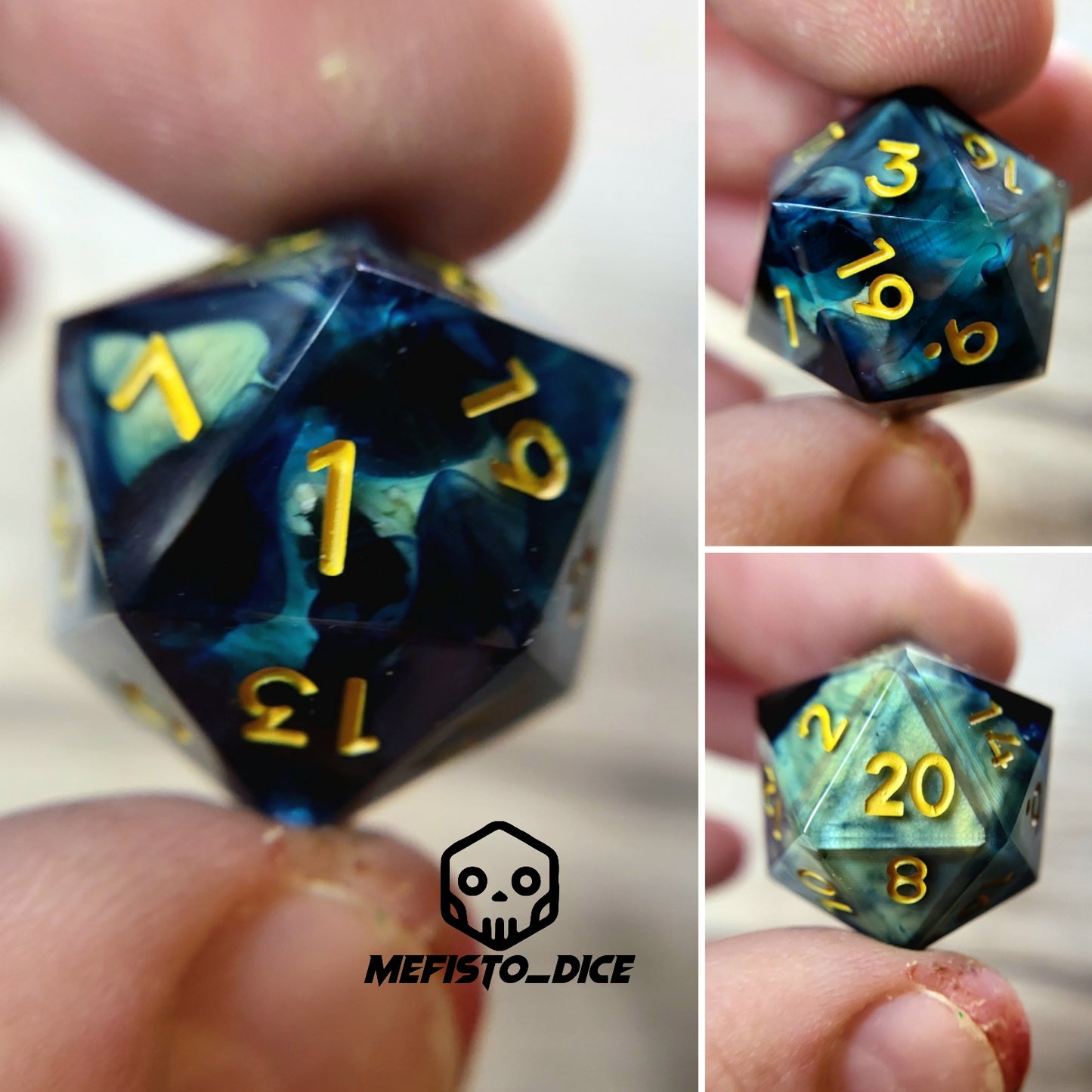 Dnd Dice set for role playing for Dungeons and Dragons