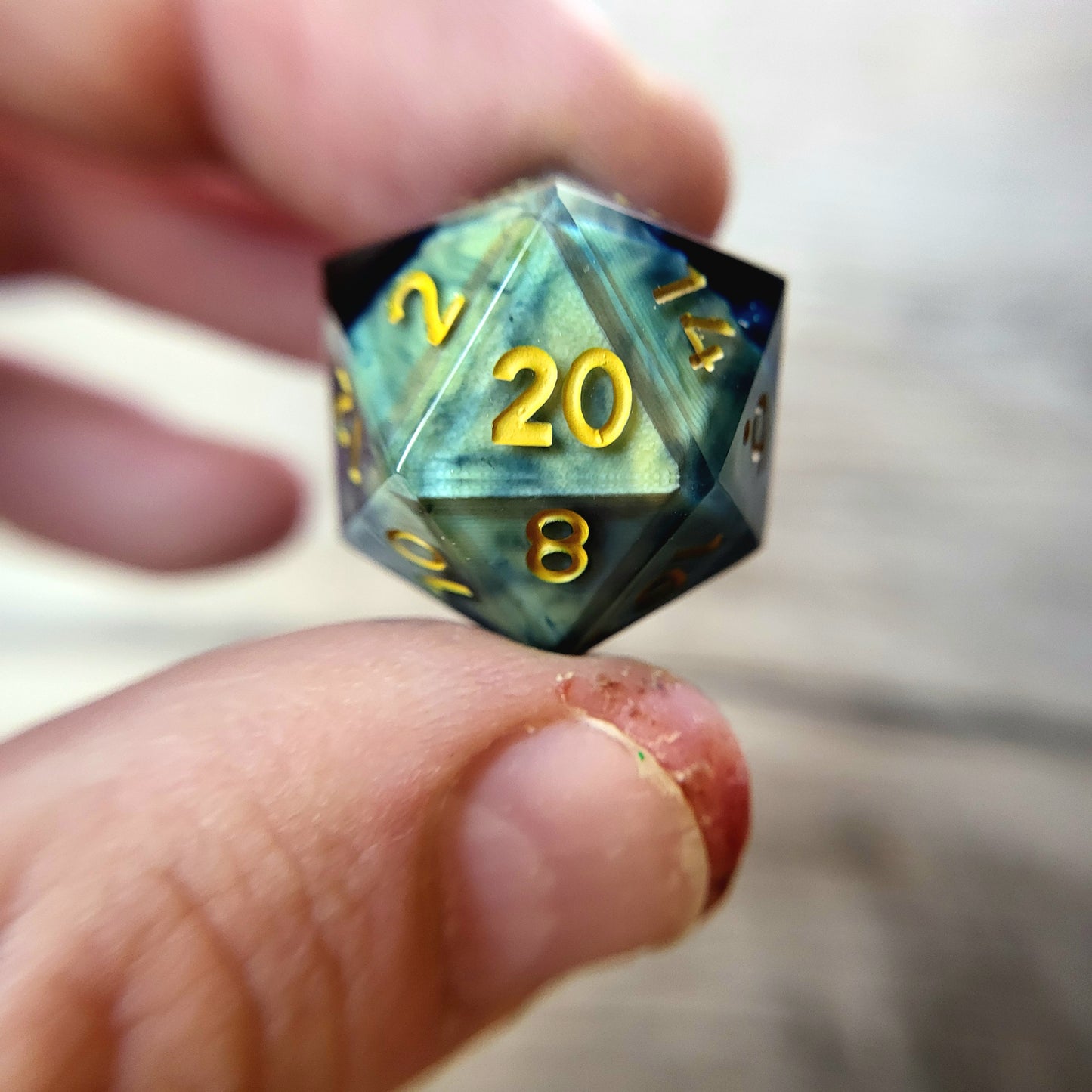 Dnd Dice set for role playing for Dungeons and Dragons