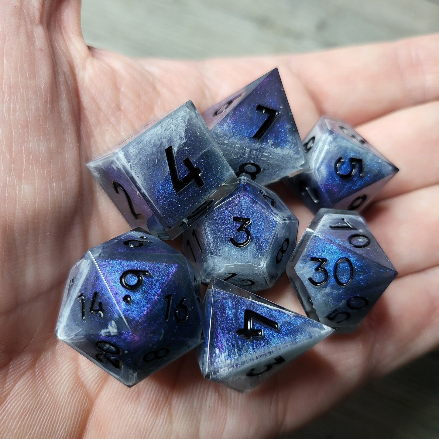 Dice set for role playing for Dungeons and Dragons
