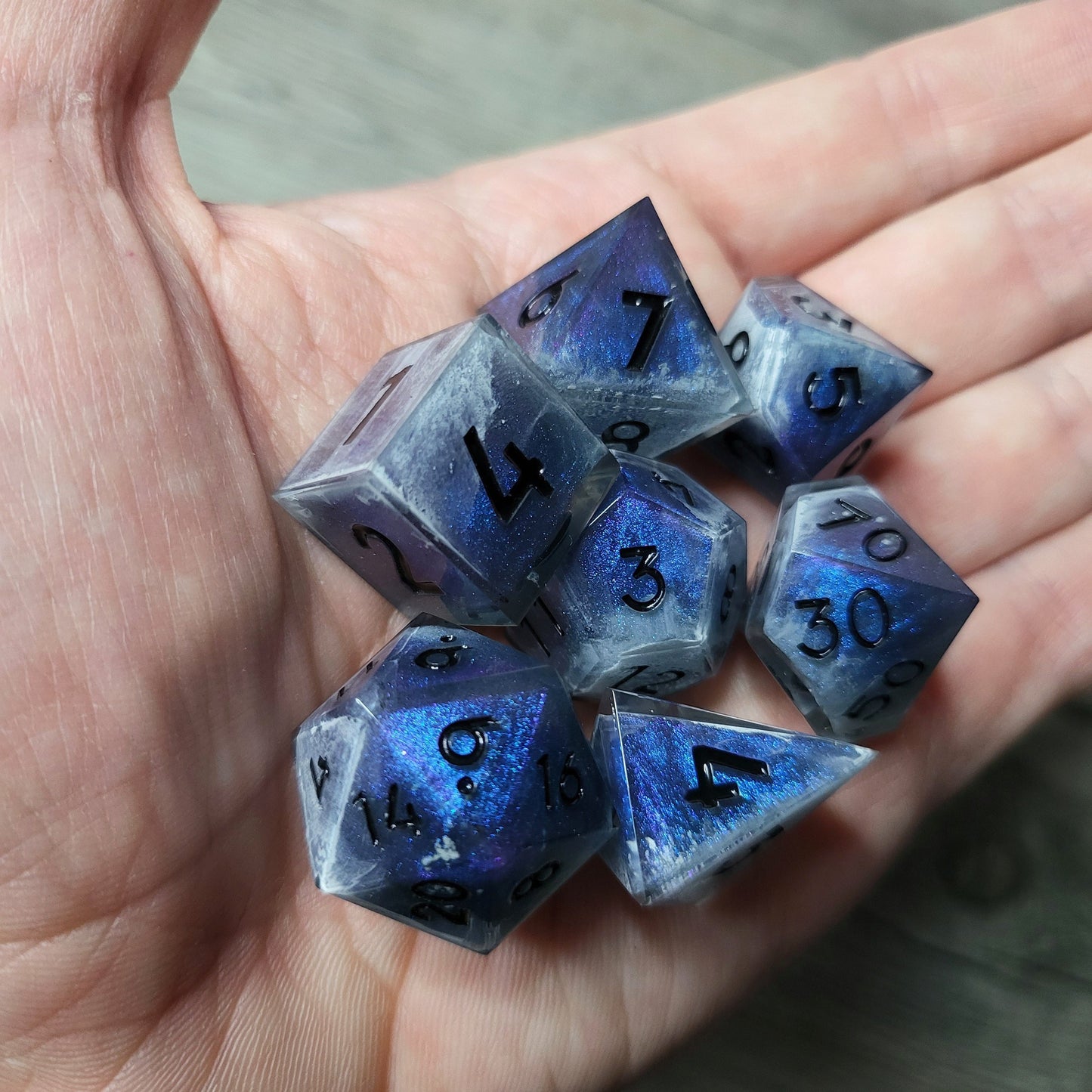 Dice set for role playing for Dungeons and Dragons