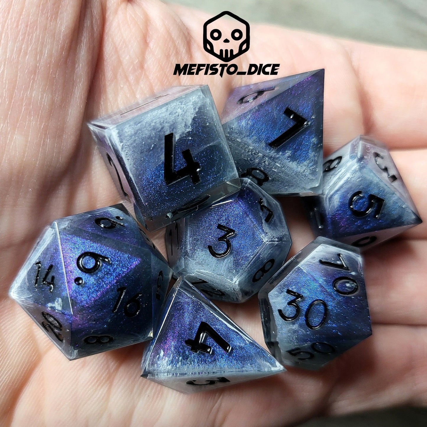 Dice set for role playing for Dungeons and Dragons