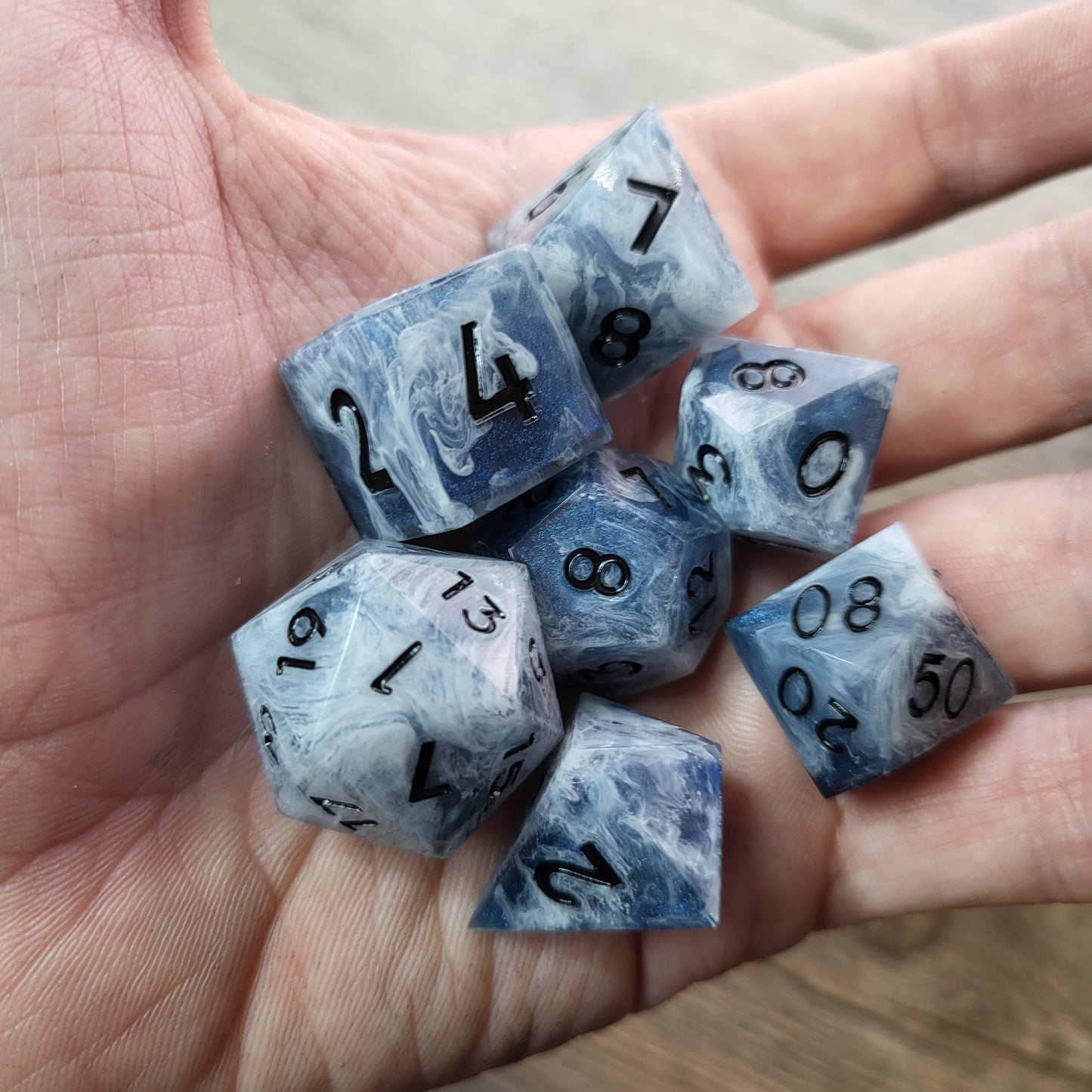 Dice set for role playing for Dungeons and Dragons
