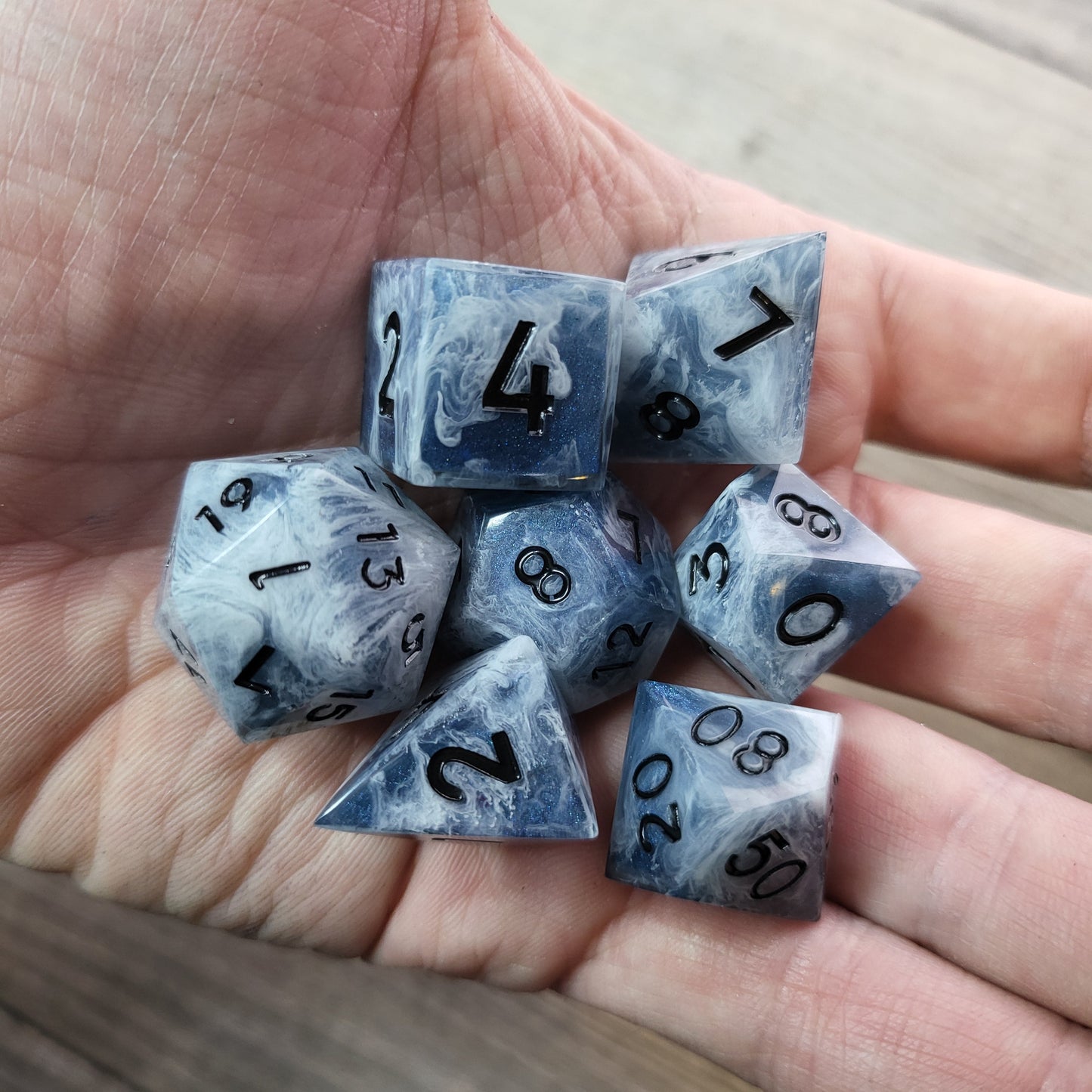 Dice set for role playing for Dungeons and Dragons