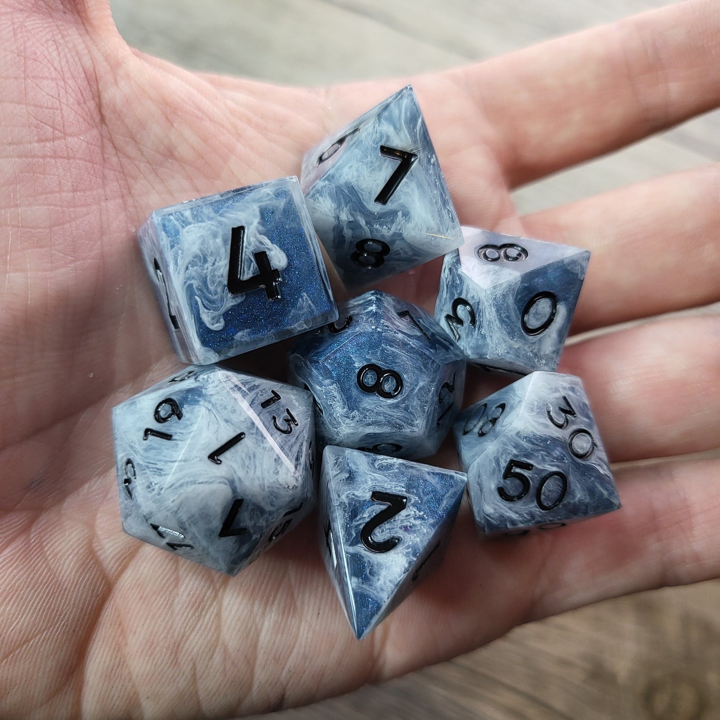 Dice set for role playing for Dungeons and Dragons