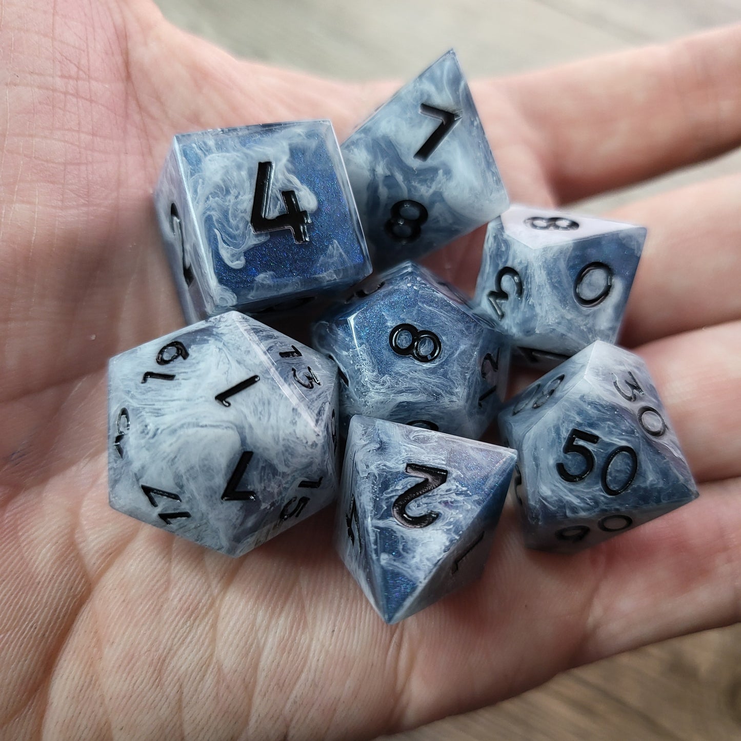 Dice set for role playing for Dungeons and Dragons