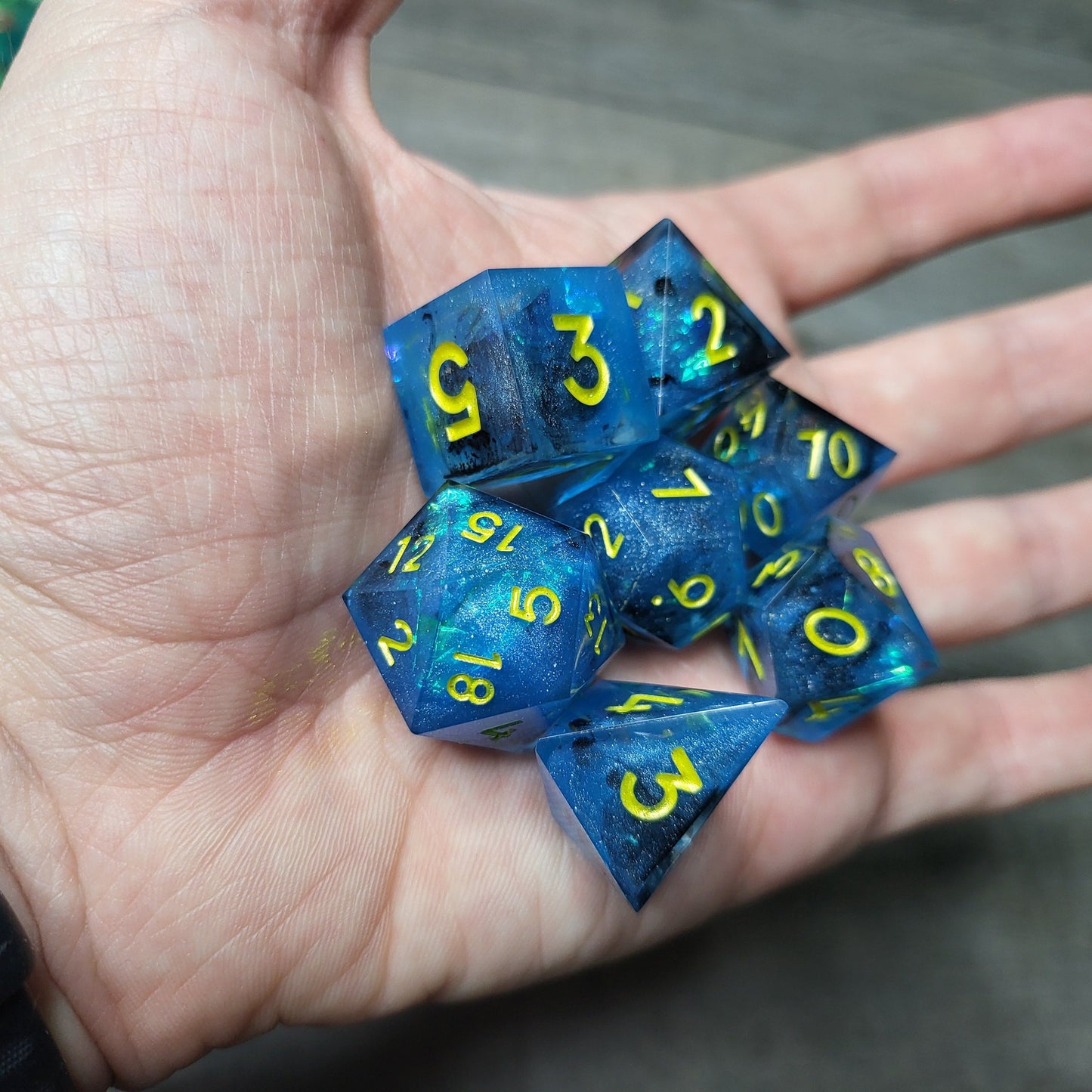 Dice set for role playing for Dungeons and Dragons