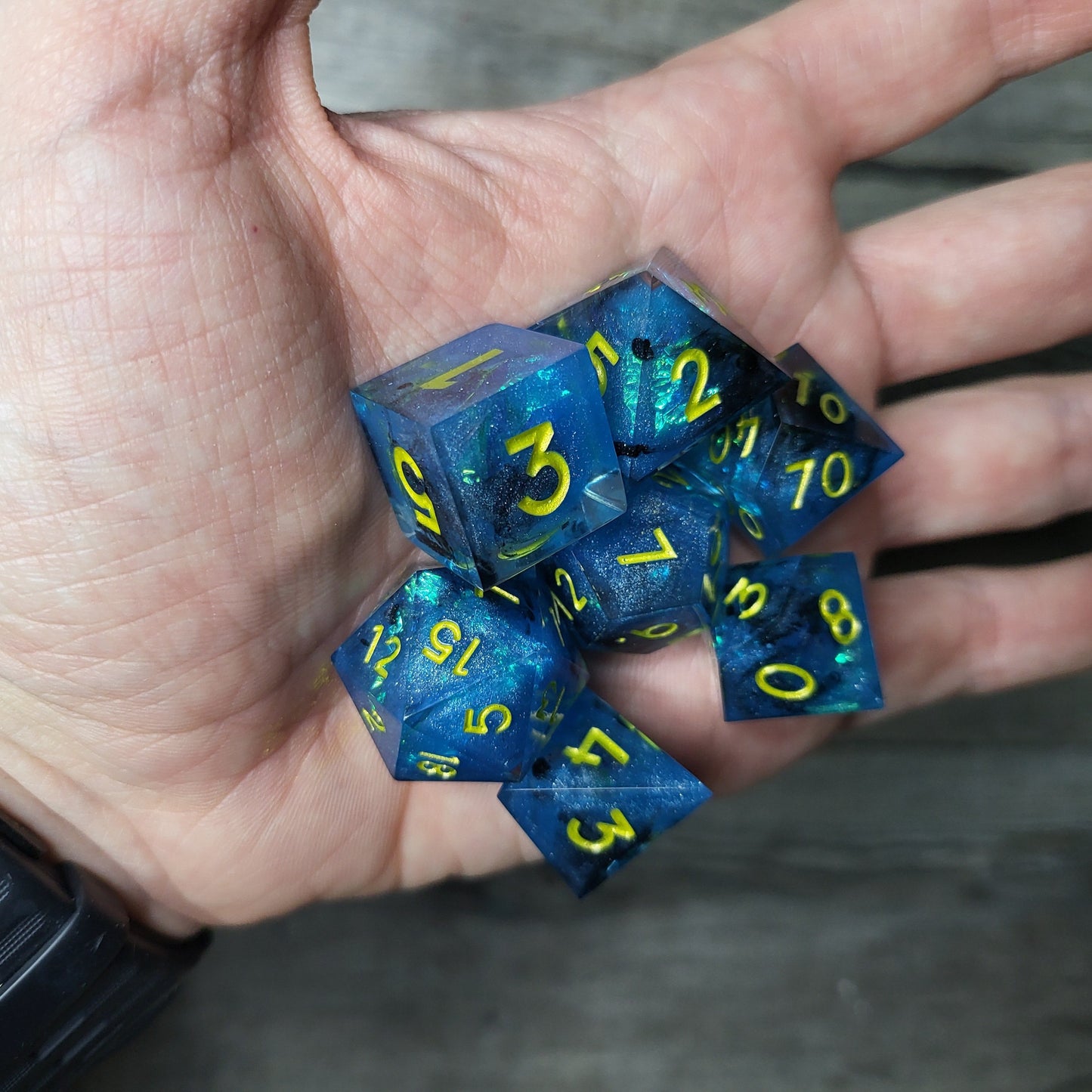Dice set for role playing for Dungeons and Dragons