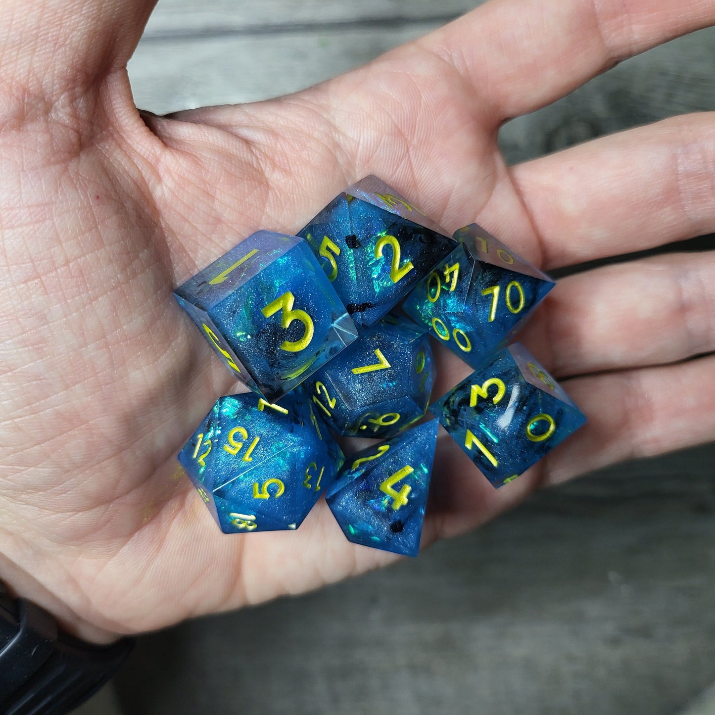 Dice set for role playing for Dungeons and Dragons