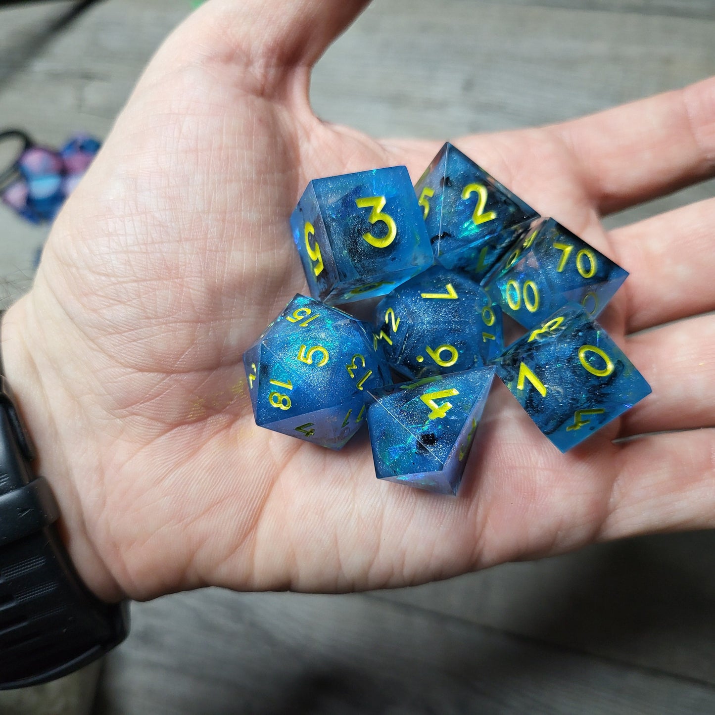 Dice set for role playing for Dungeons and Dragons