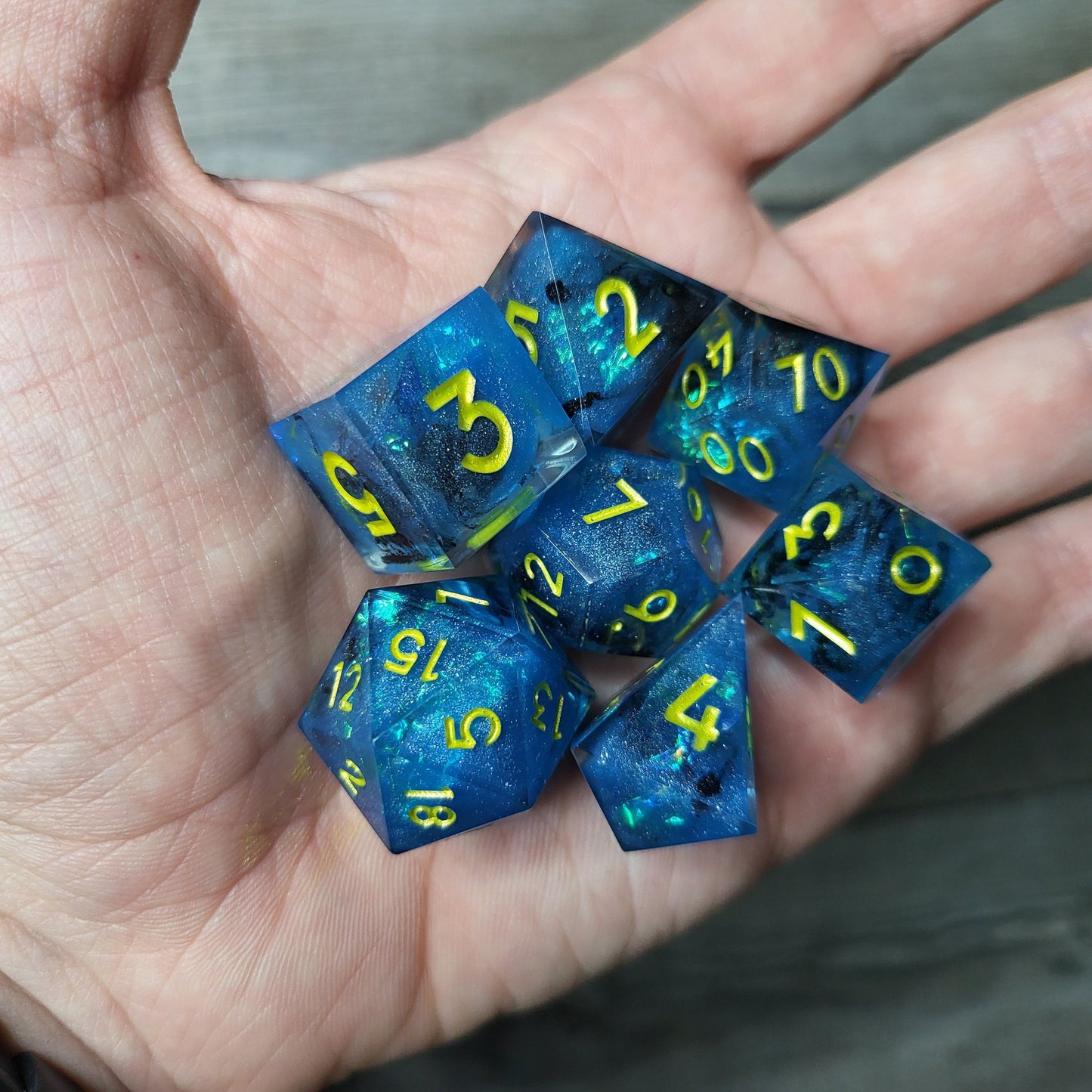 Dice set for role playing for Dungeons and Dragons