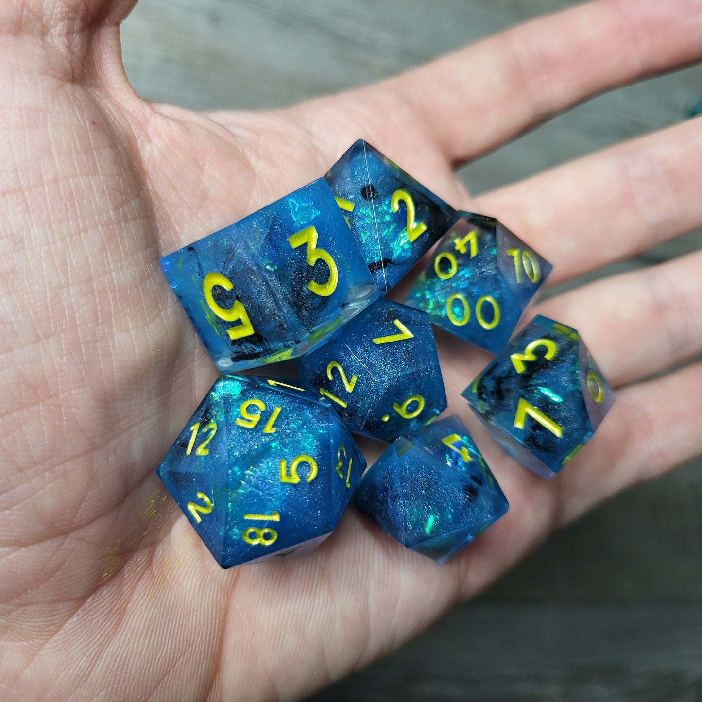 Dice set for role playing for Dungeons and Dragons