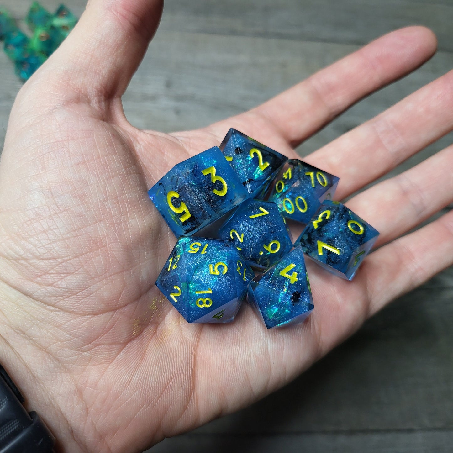 Dice set for role playing for Dungeons and Dragons