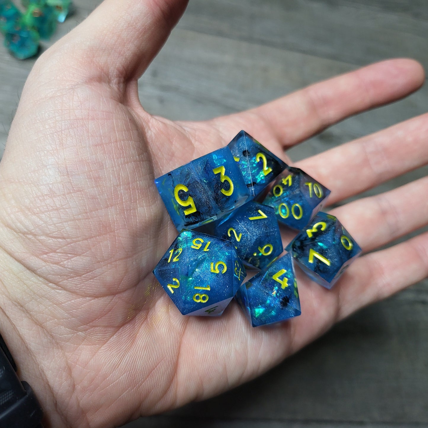 Dice set for role playing for Dungeons and Dragons