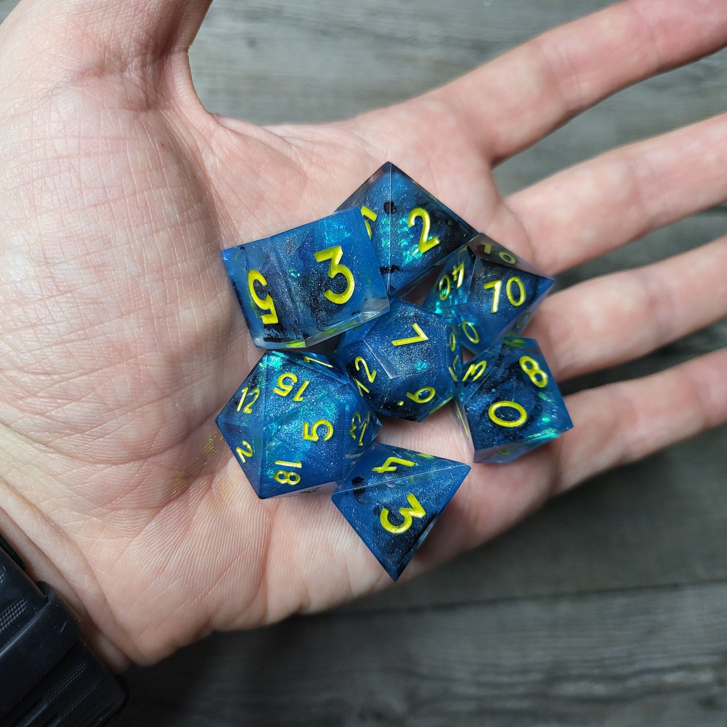 Dice set for role playing for Dungeons and Dragons