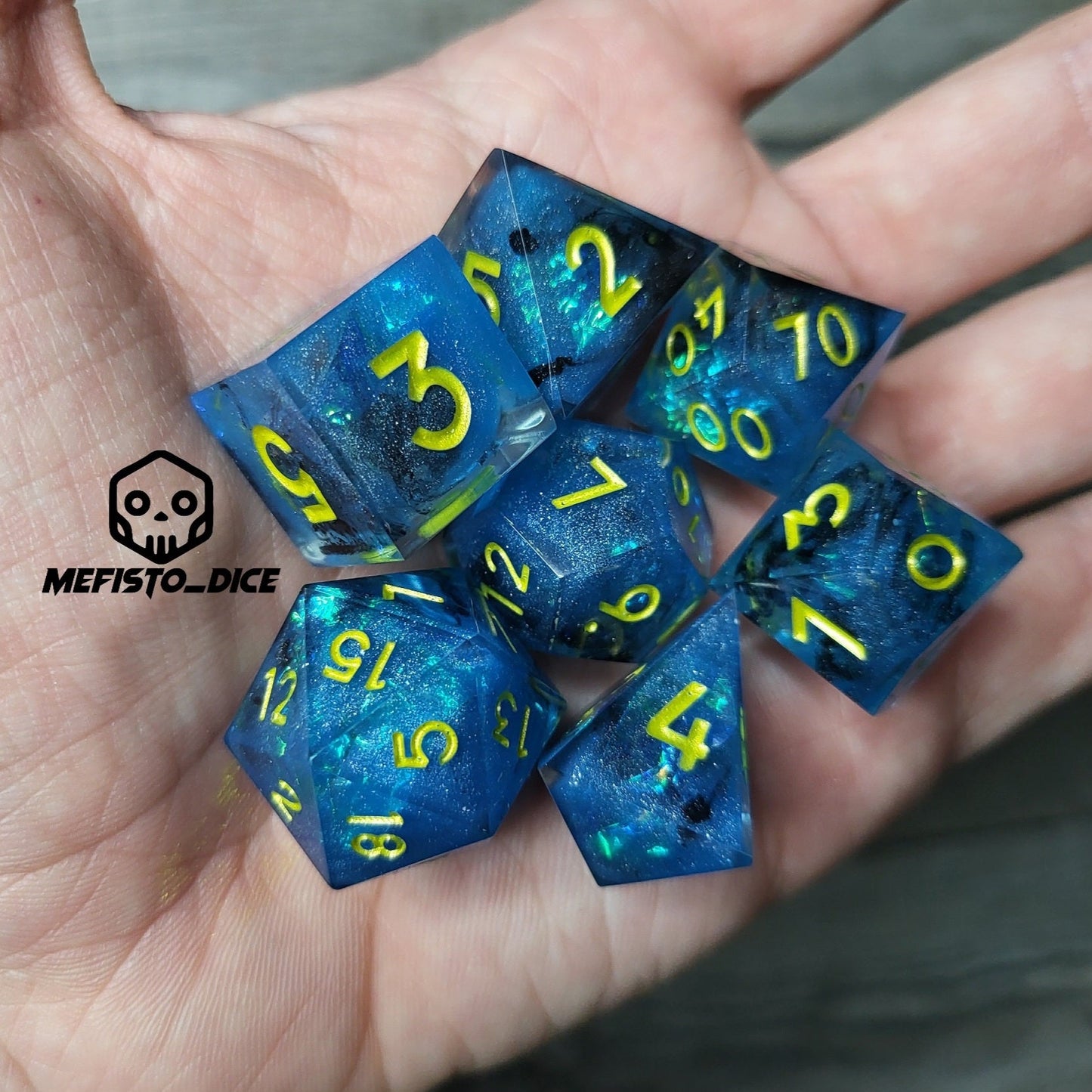 Dice set for role playing for Dungeons and Dragons
