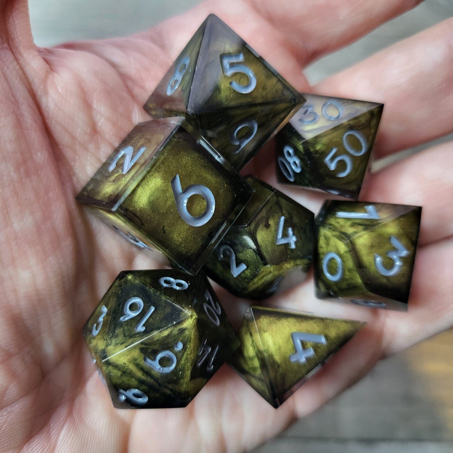 Dice set for role playing for Dungeons and Dragons