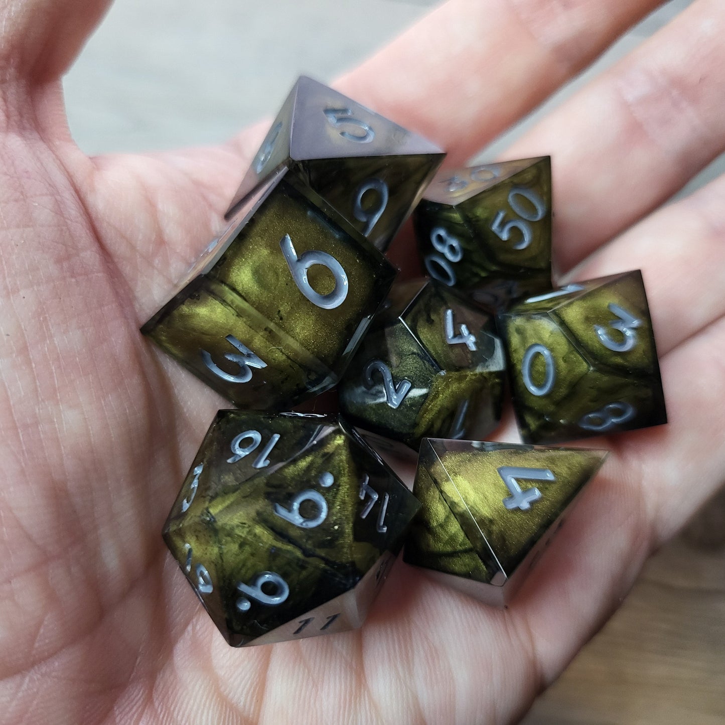 Dice set for role playing for Dungeons and Dragons
