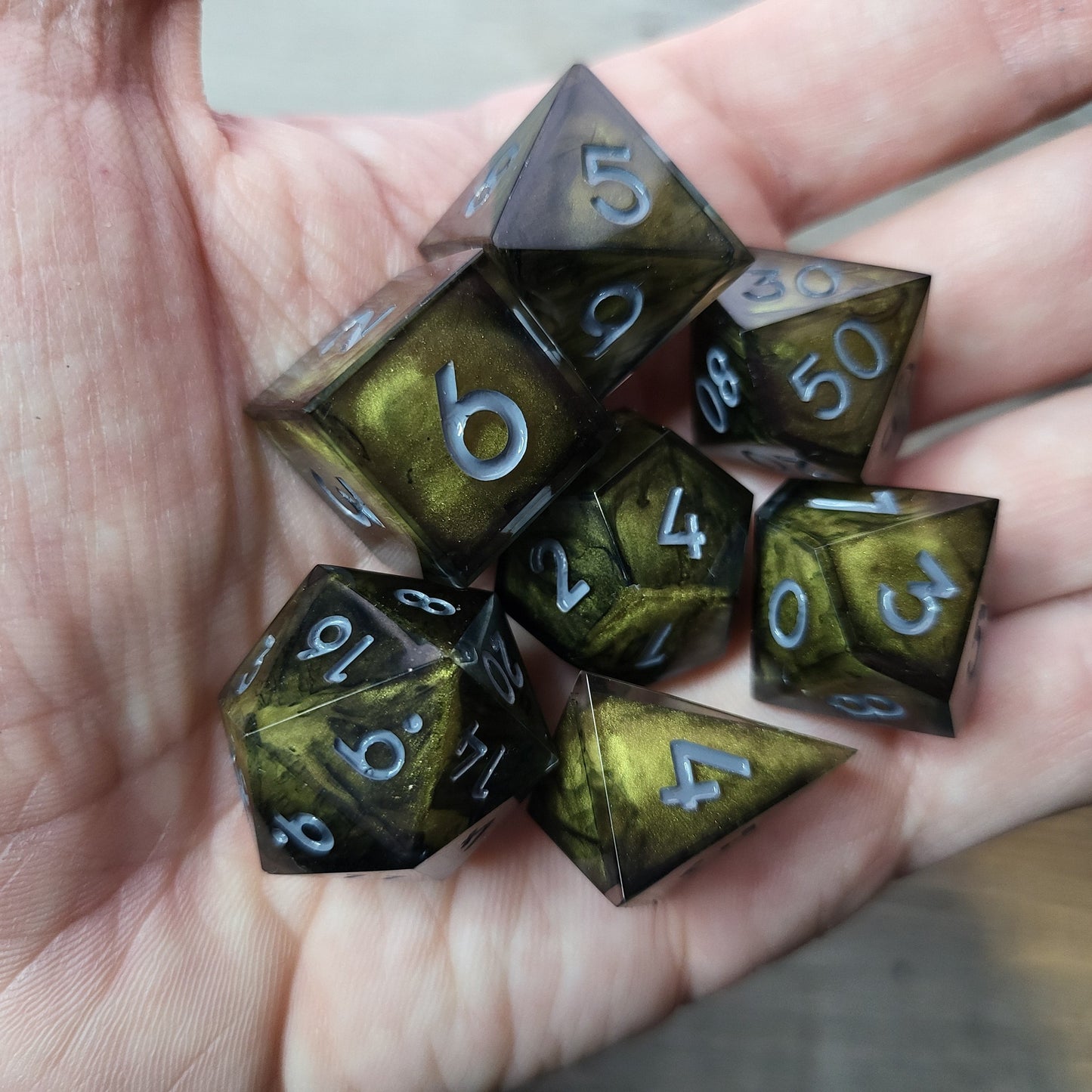 Dice set for role playing for Dungeons and Dragons