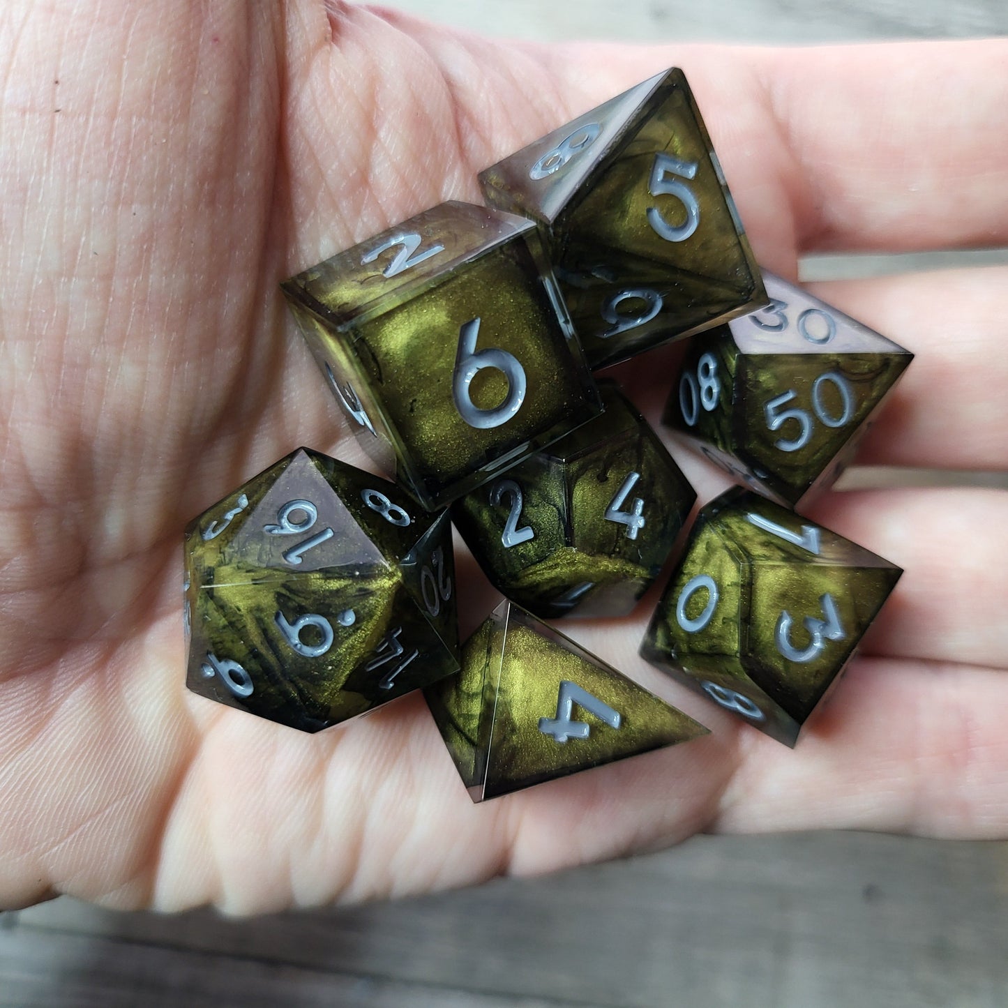Dice set for role playing for Dungeons and Dragons