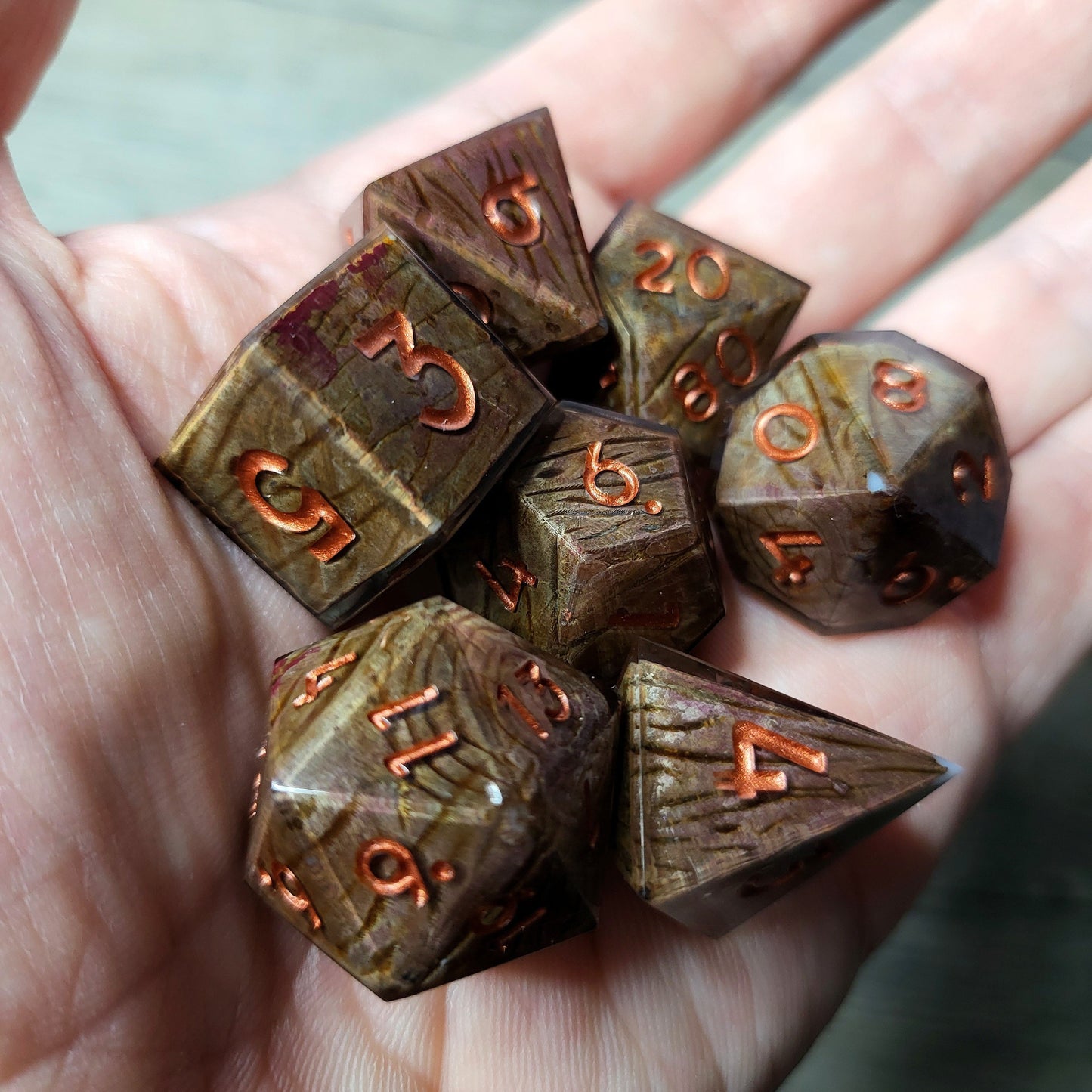 Dice set for role playing for Dungeons and Dragons