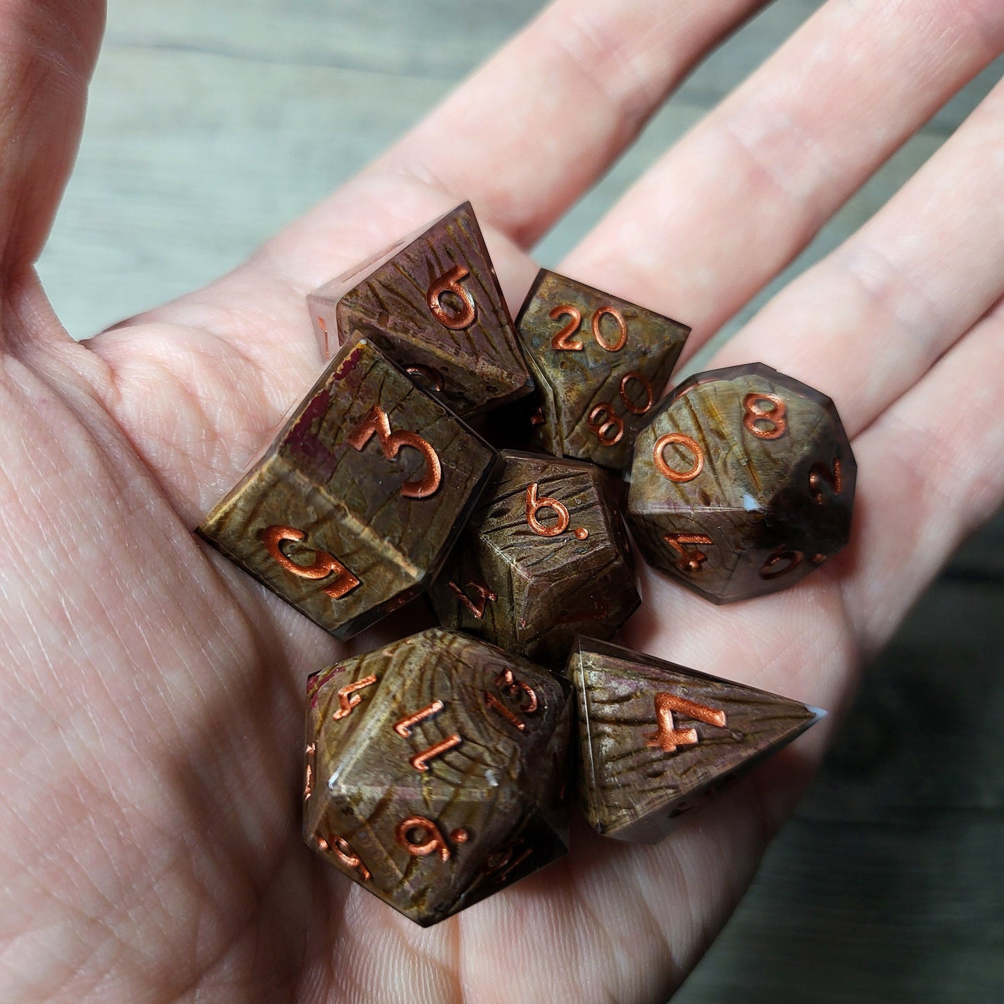Dice set for role playing for Dungeons and Dragons