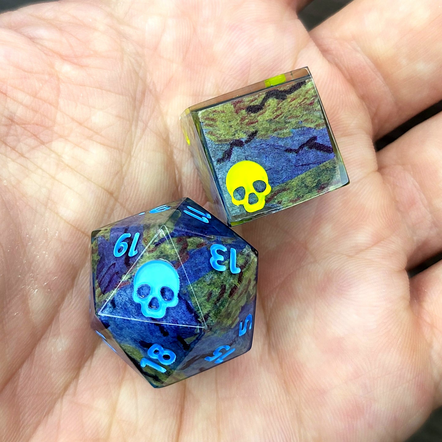 Dnd Dice set for role playing for Dungeons and Dragons