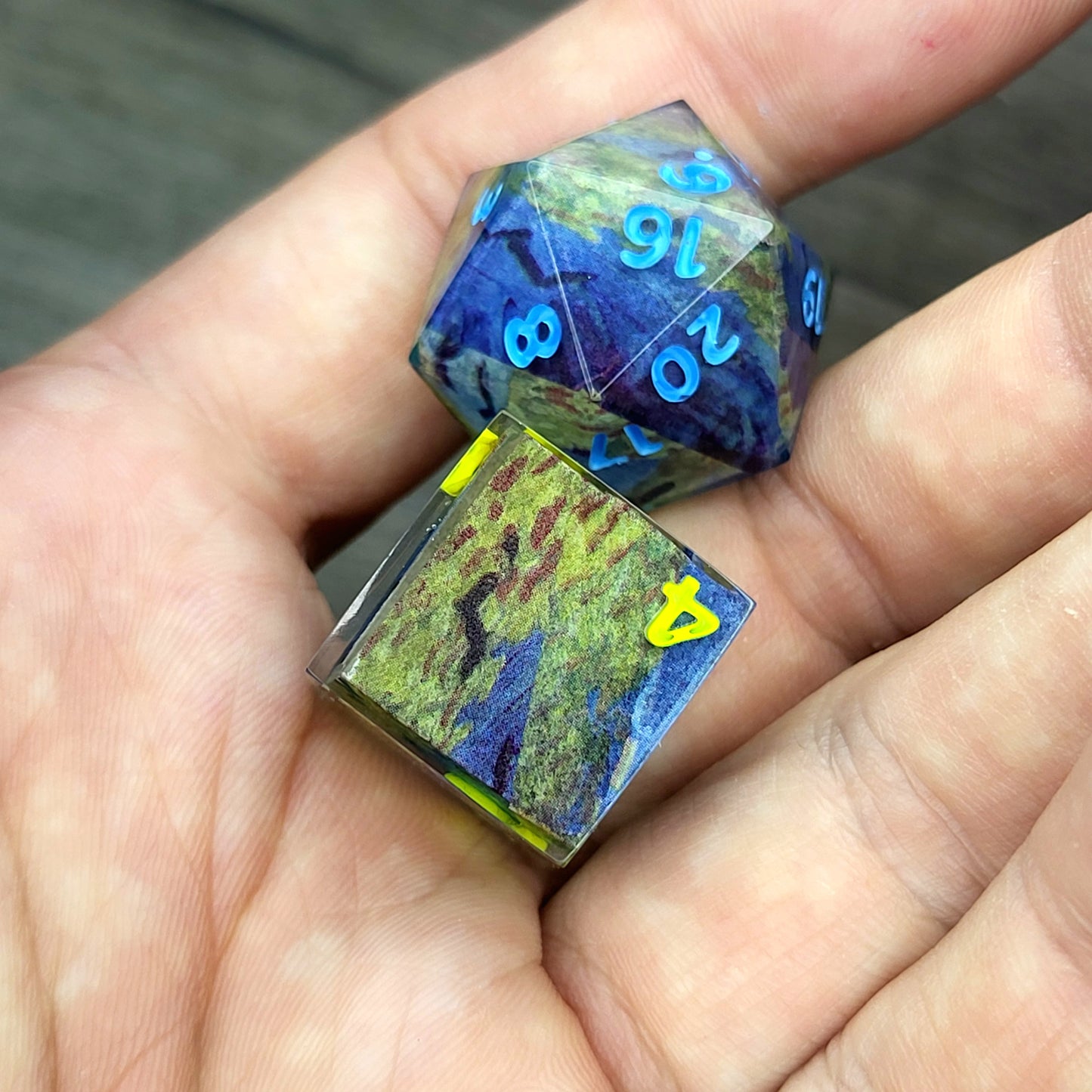 Dnd Dice set for role playing for Dungeons and Dragons