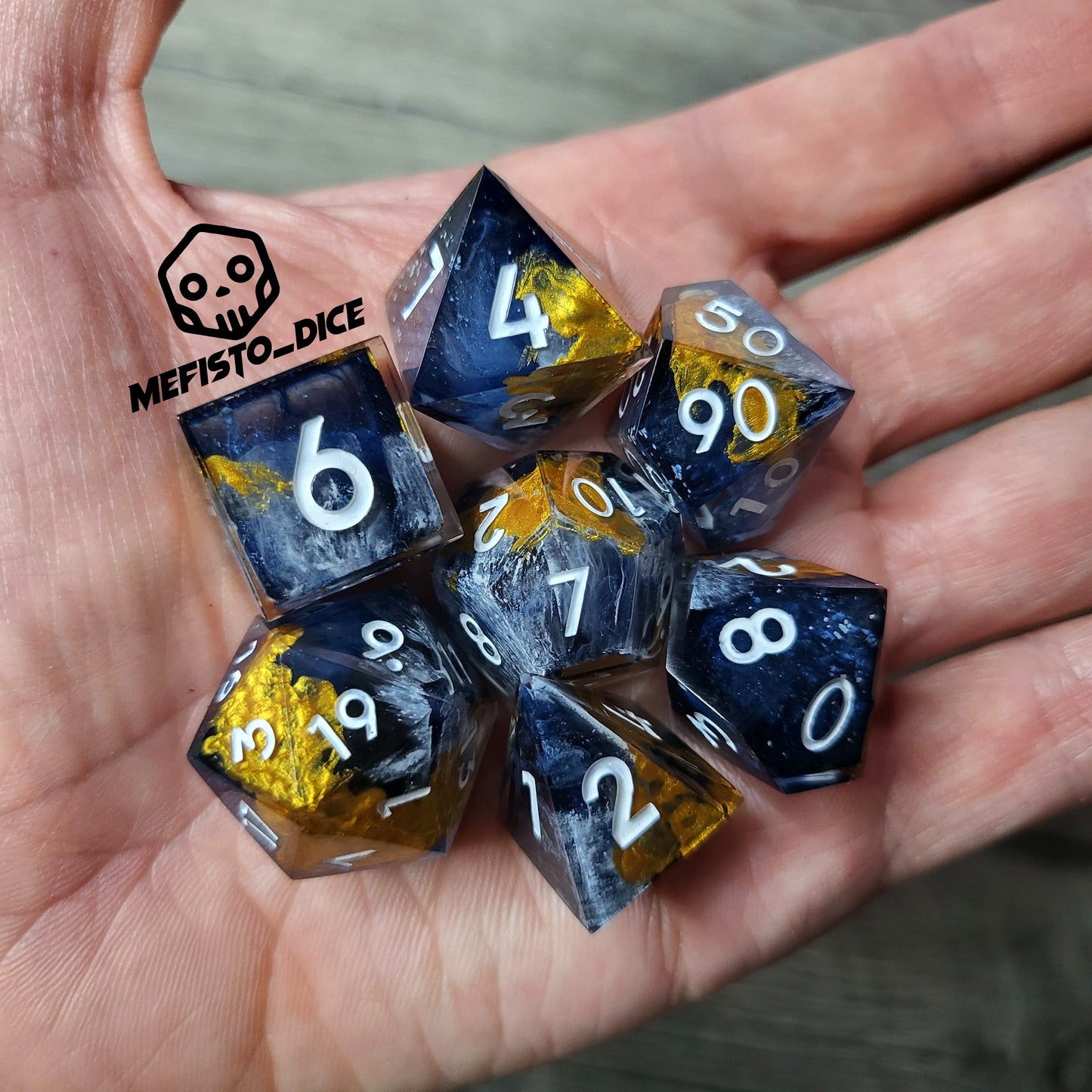 Dice set for role playing for Dungeons and Dragons