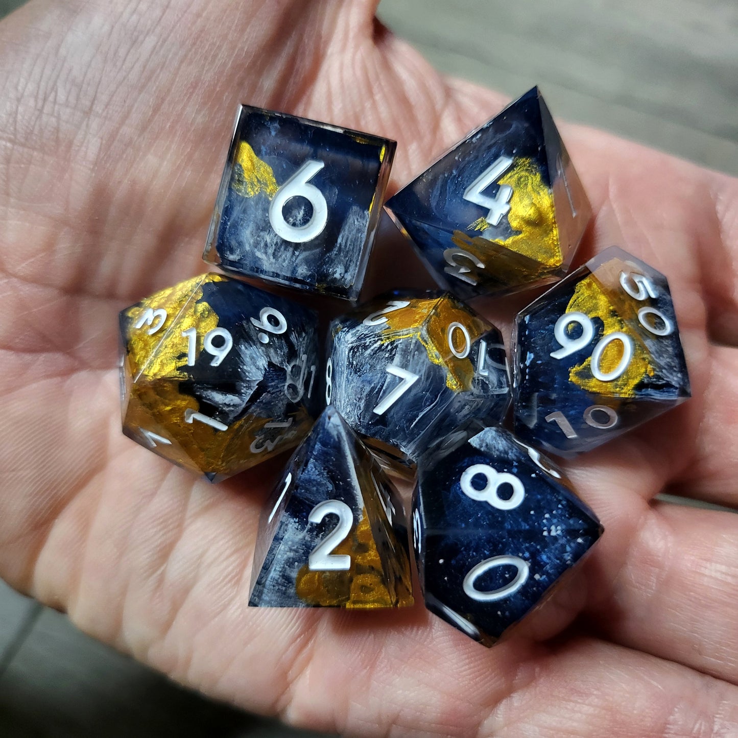 Dice set for role playing for Dungeons and Dragons