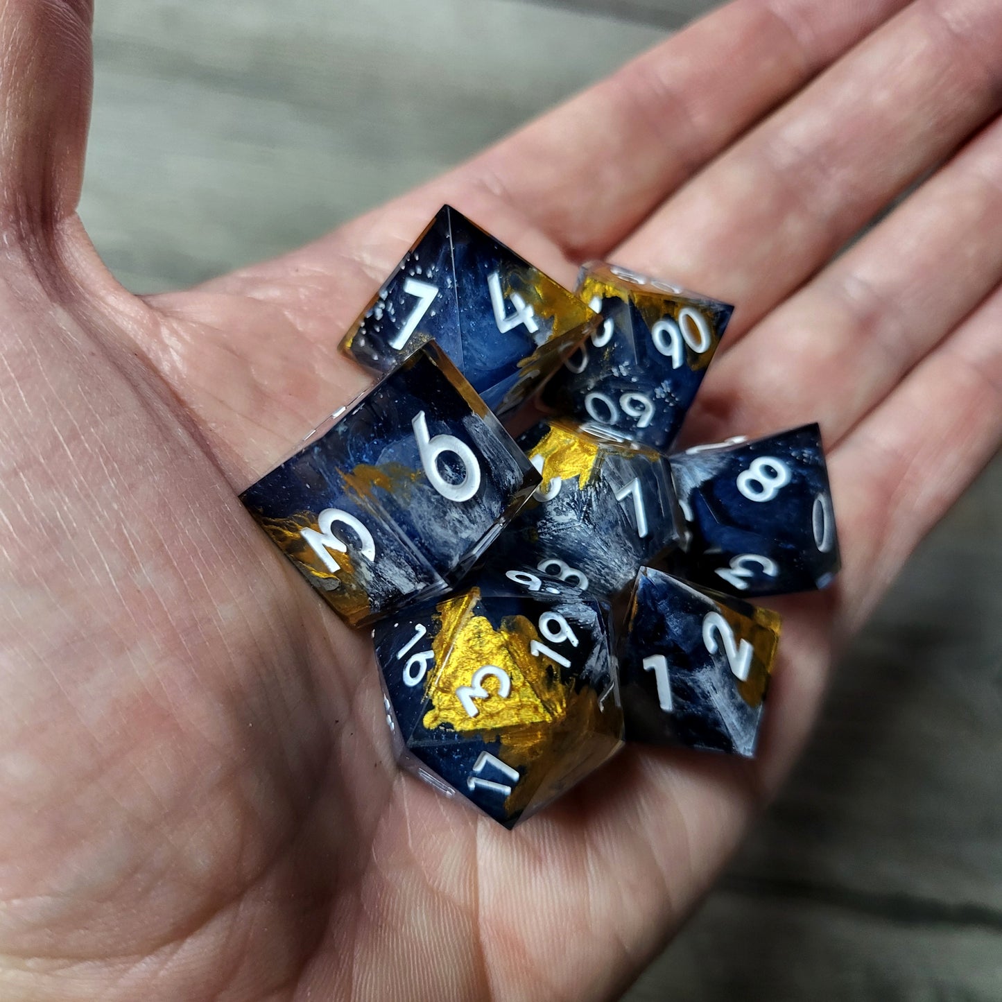 Dice set for role playing for Dungeons and Dragons