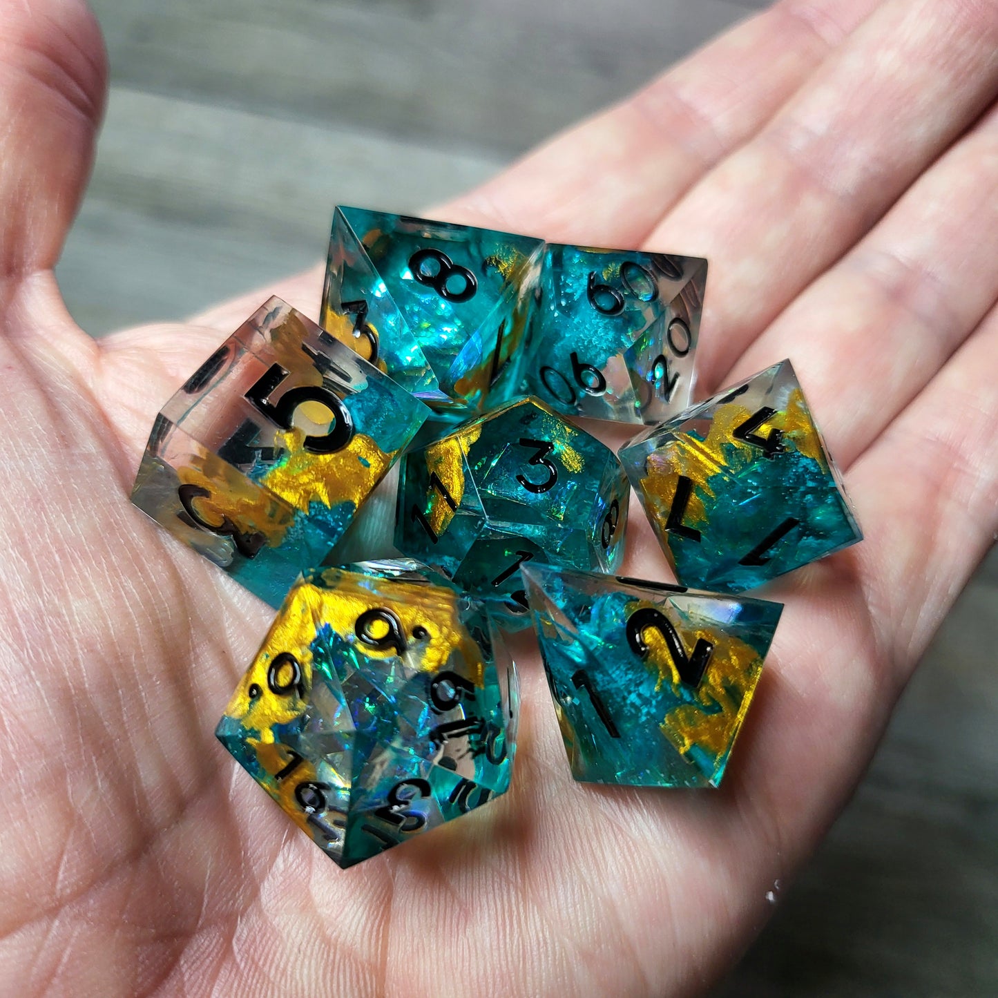Dice set for role playing for Dungeons and Dragons
