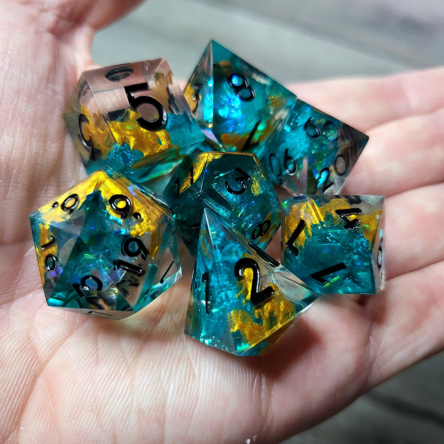 Dice set for role playing for Dungeons and Dragons