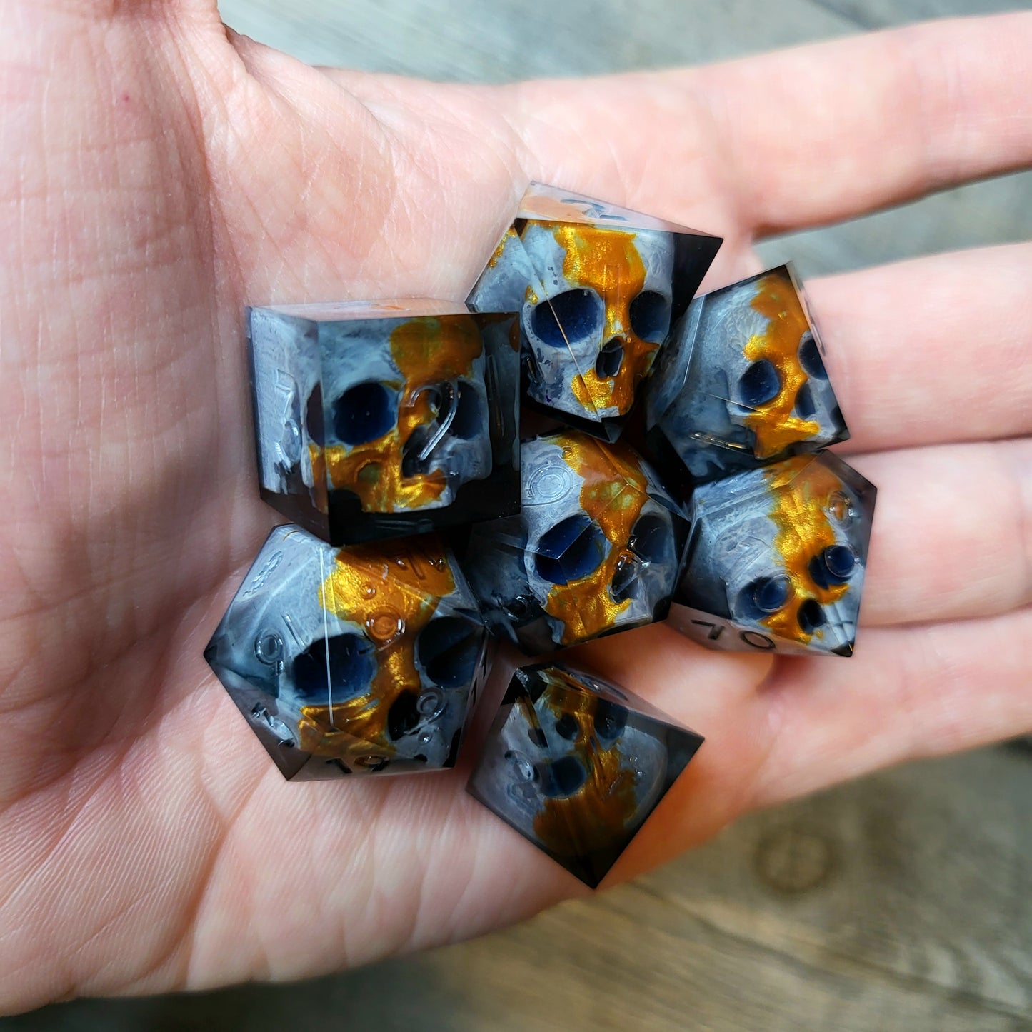 Dice set for role playing for Dungeons and Dragons
