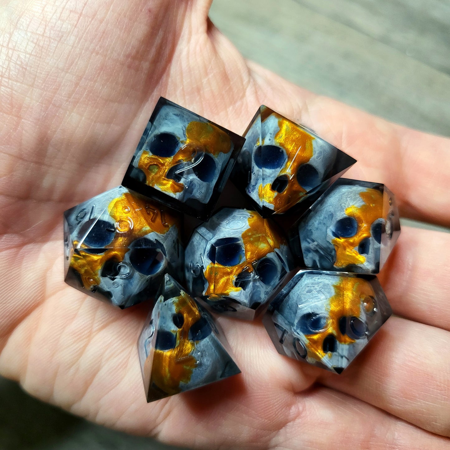 Dice set for role playing for Dungeons and Dragons