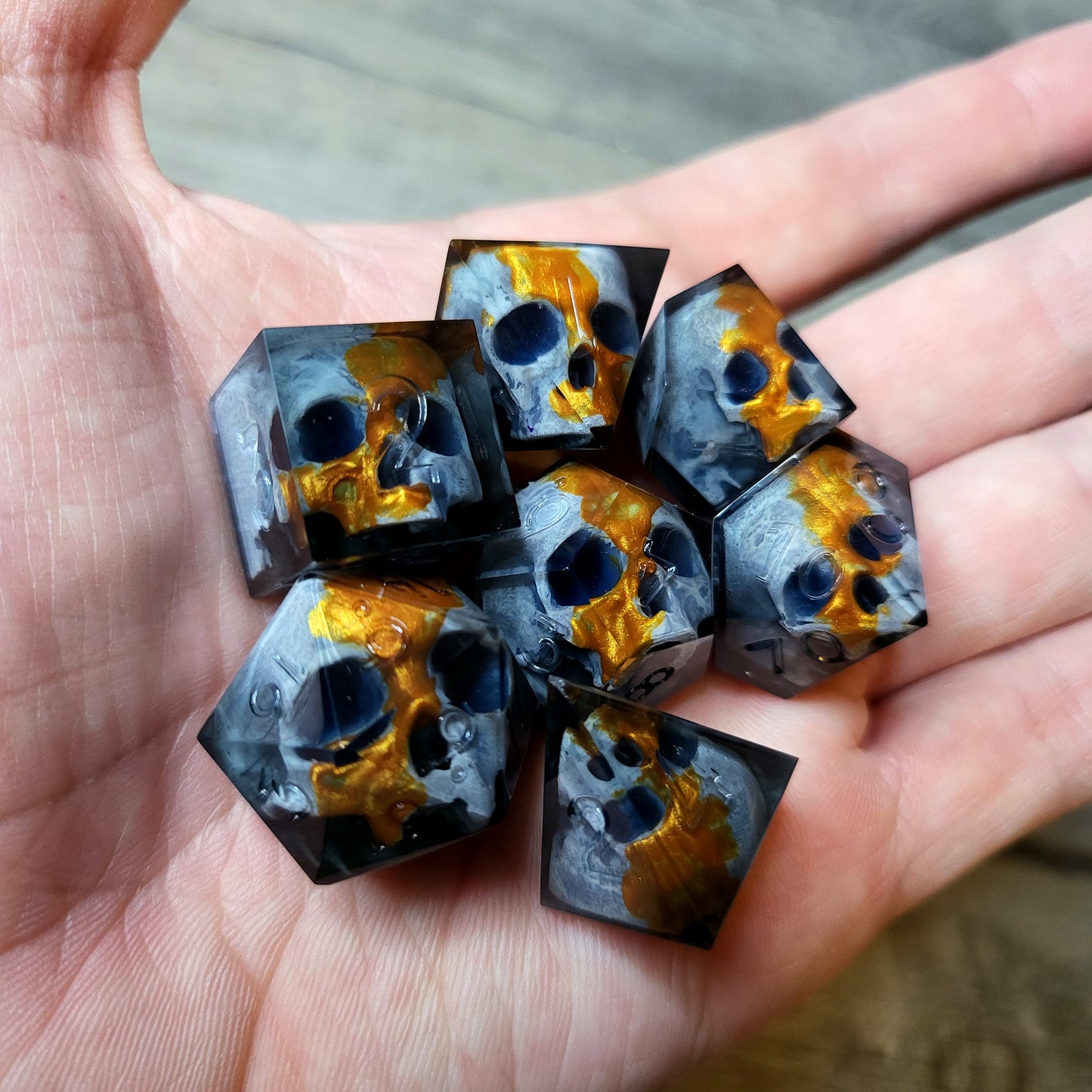 Dice set for role playing for Dungeons and Dragons