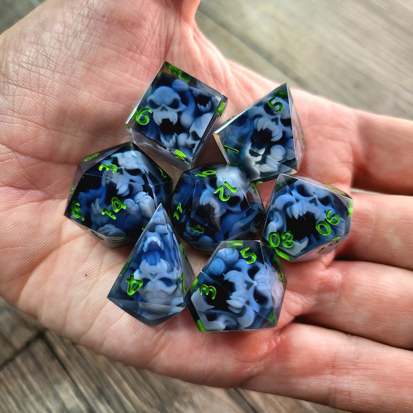 Dnd Dice set for role playing for Dungeons and Dragons