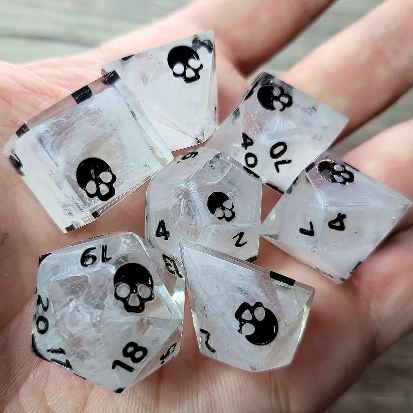 Dnd Dice set for role playing for Dungeons and Dragons