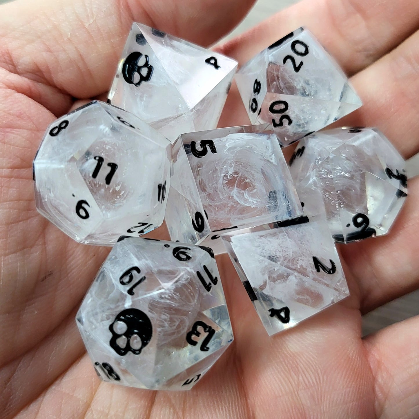 Dnd Dice set for role playing for Dungeons and Dragons