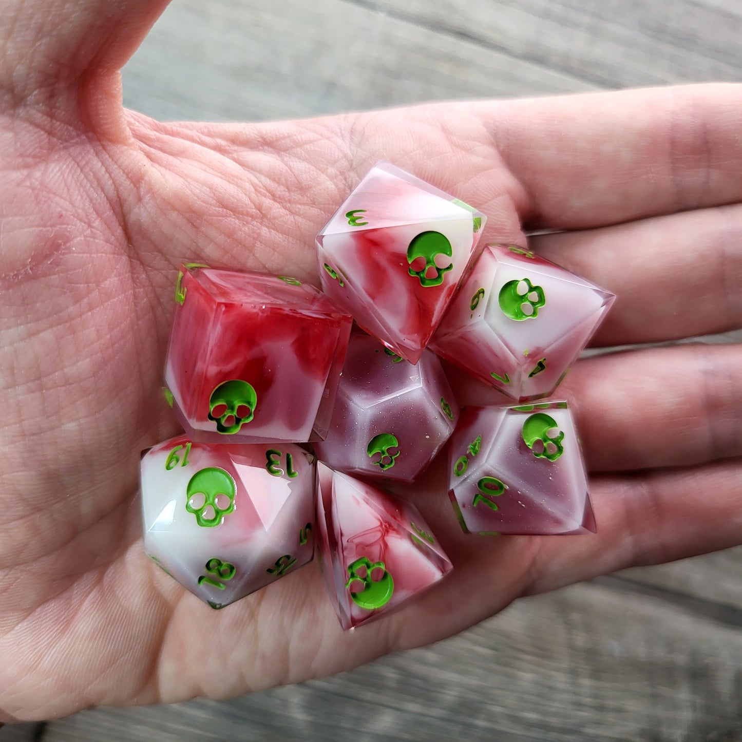 Dnd Dice set for role playing for Dungeons and Dragons