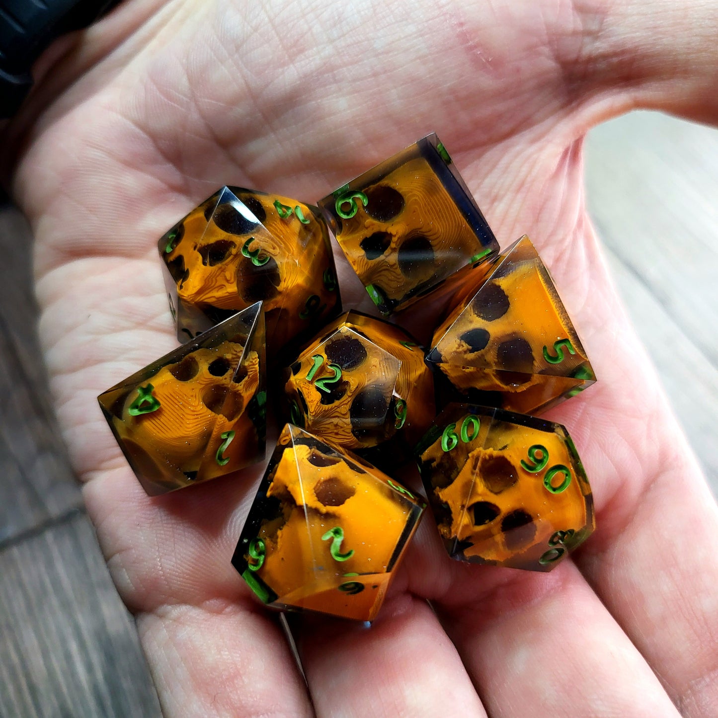 Dnd Dice set for role playing for Dungeons and Dragons