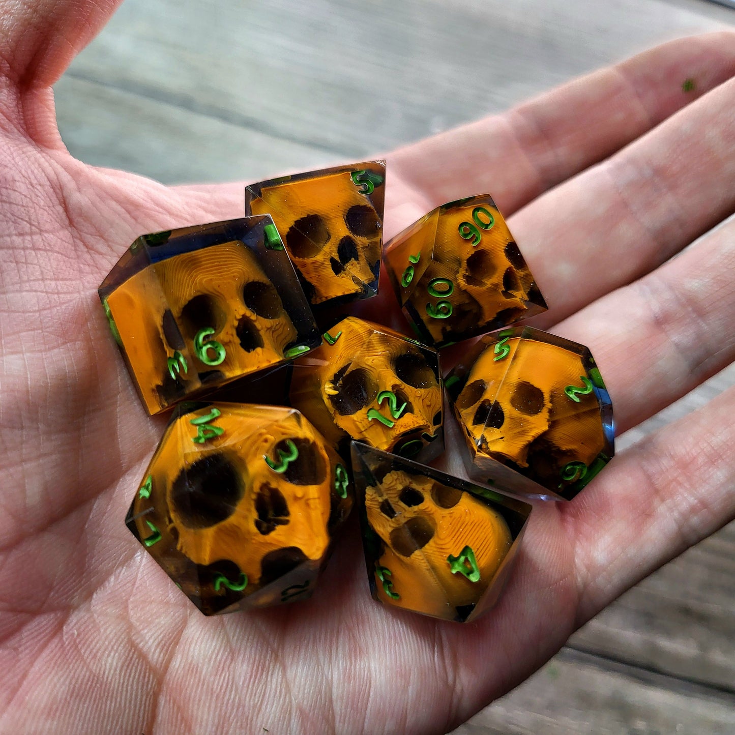 Dnd Dice set for role playing for Dungeons and Dragons
