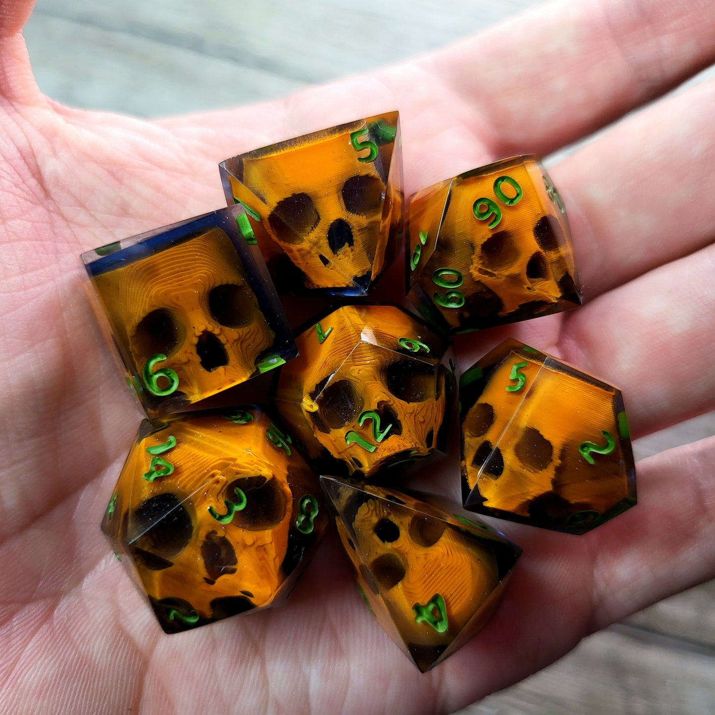 Dnd Dice set for role playing for Dungeons and Dragons