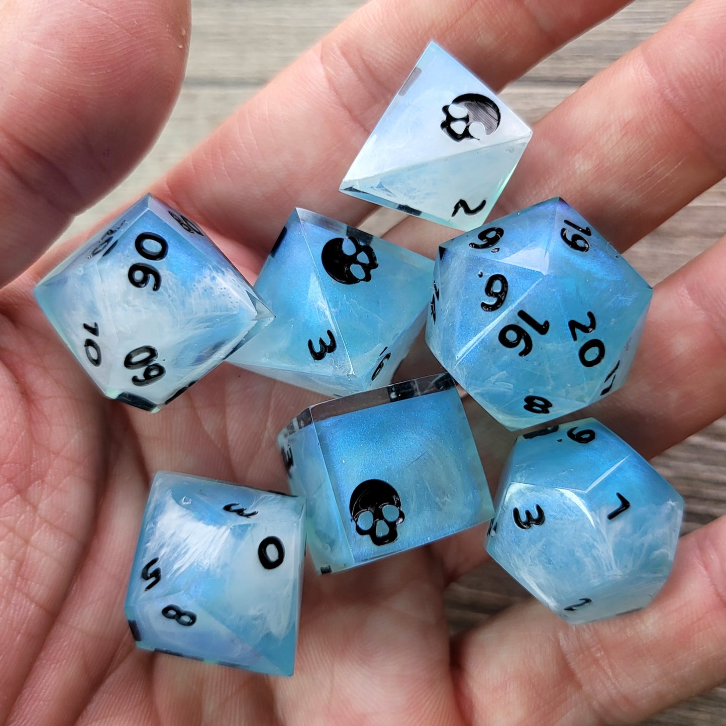 Dnd Dice set for role playing for Dungeons and Dragons