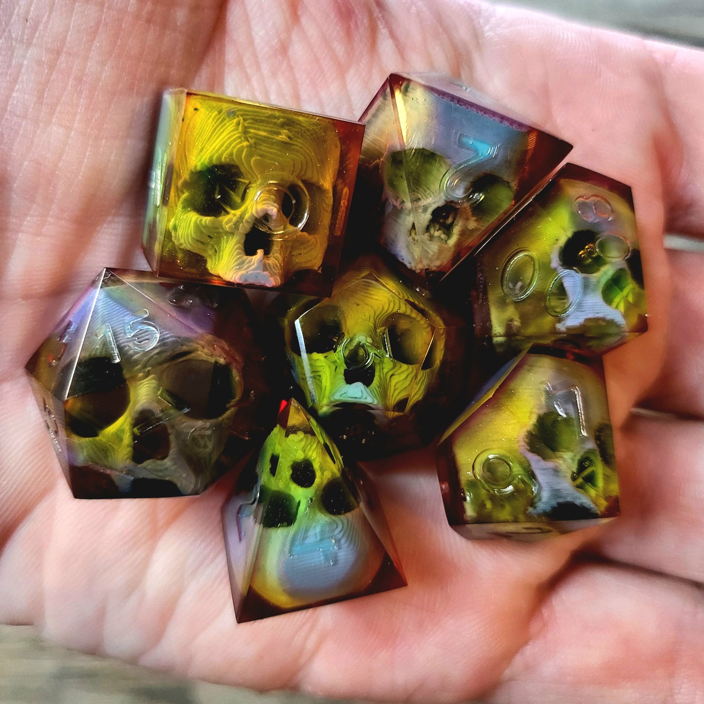 Dnd Dice set for role playing for Dungeons and Dragons