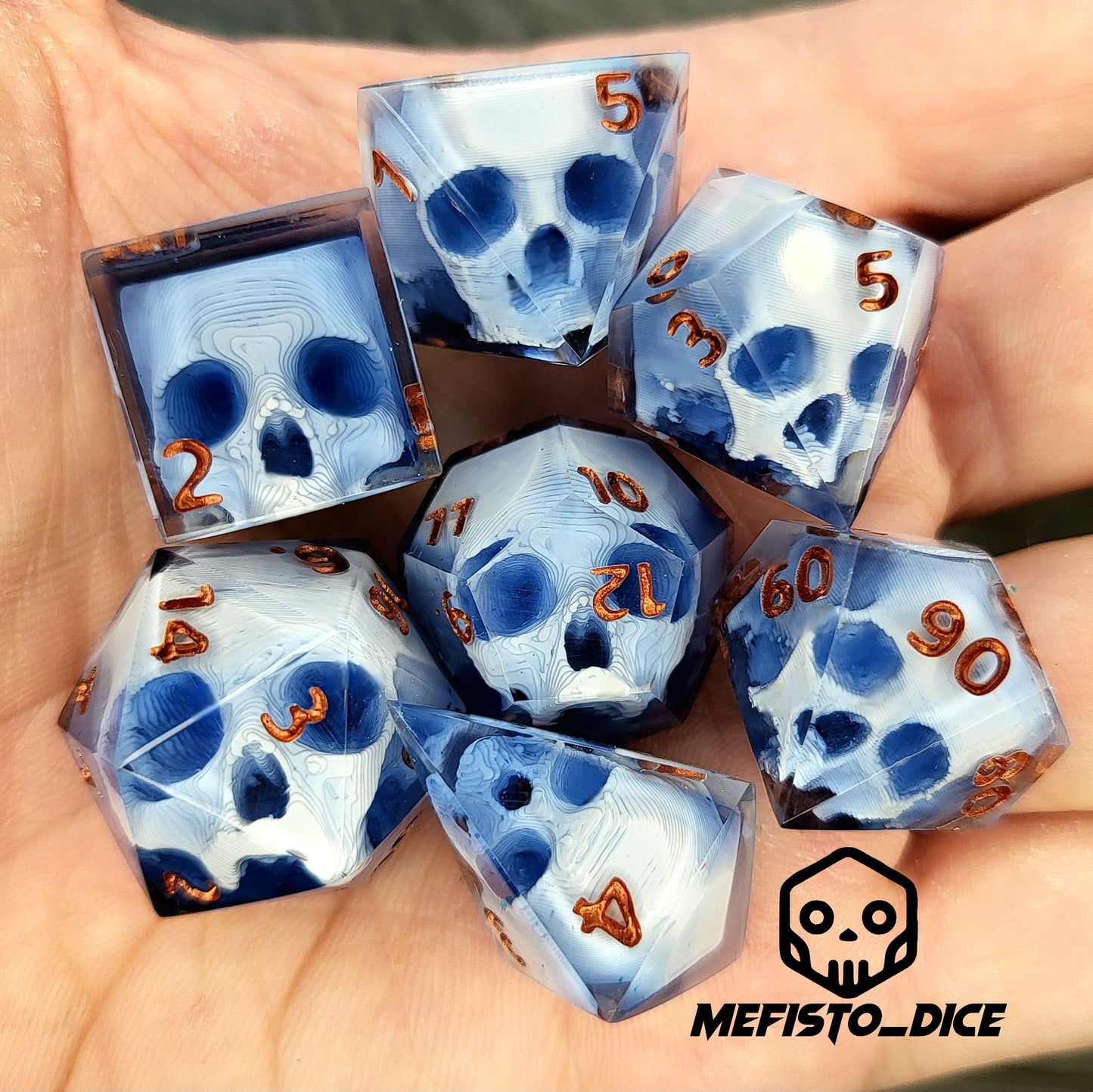 Dnd Dice set for role playing for Dungeons and Dragons