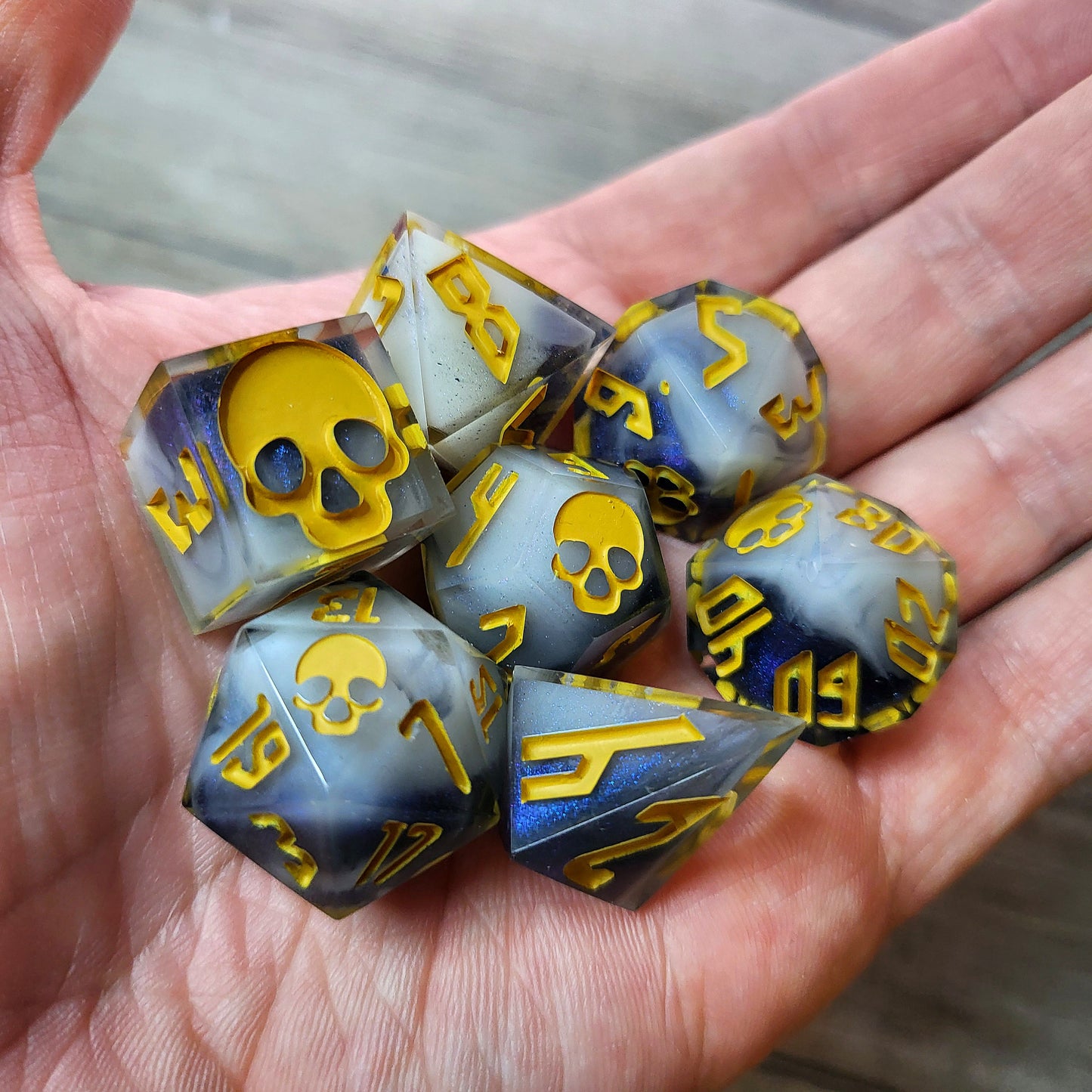Dice set for role playing for Dungeons and Dragons