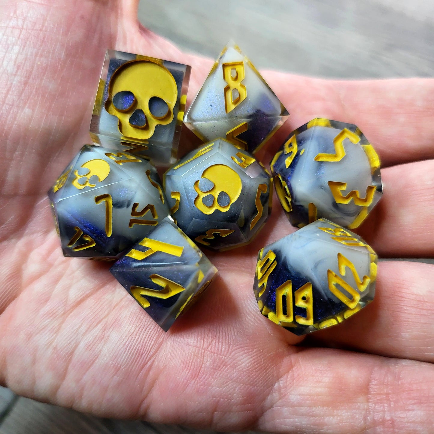 Dice set for role playing for Dungeons and Dragons