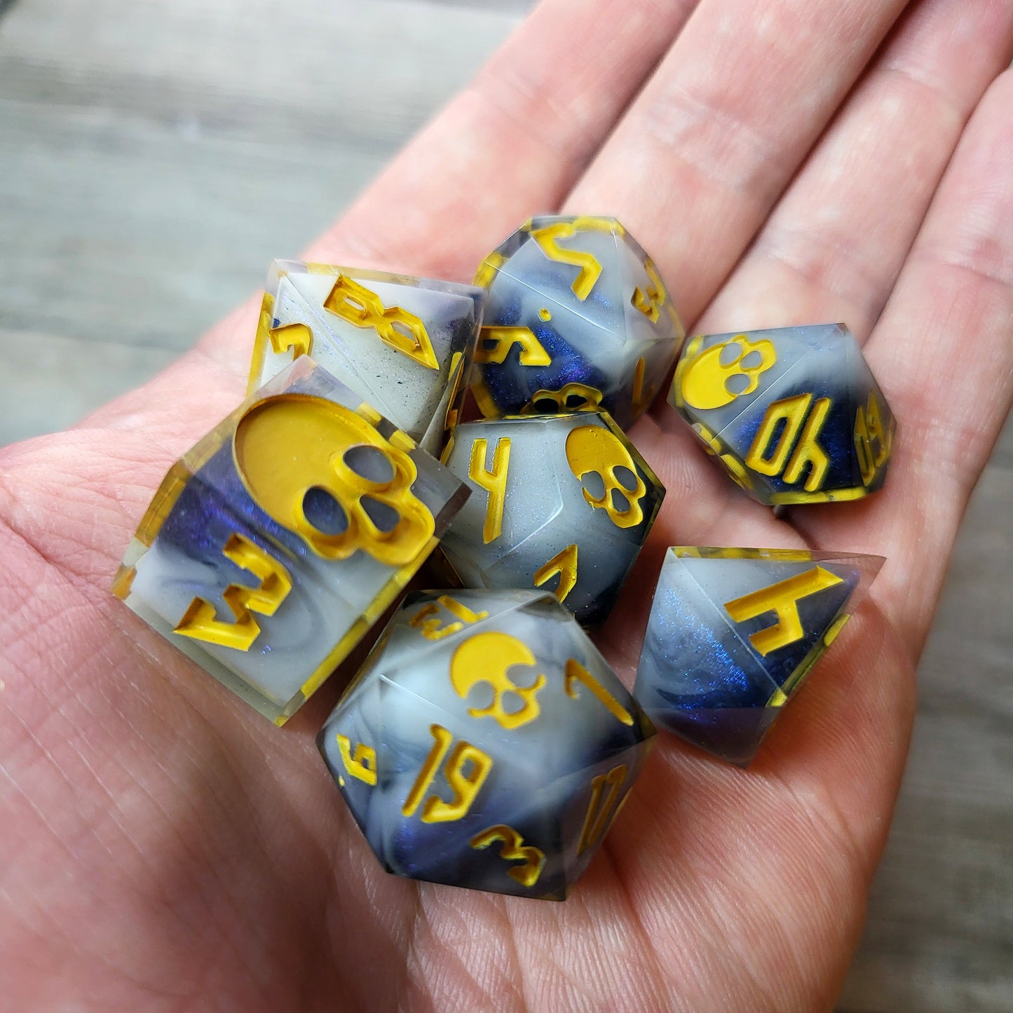 Dice set for role playing for Dungeons and Dragons
