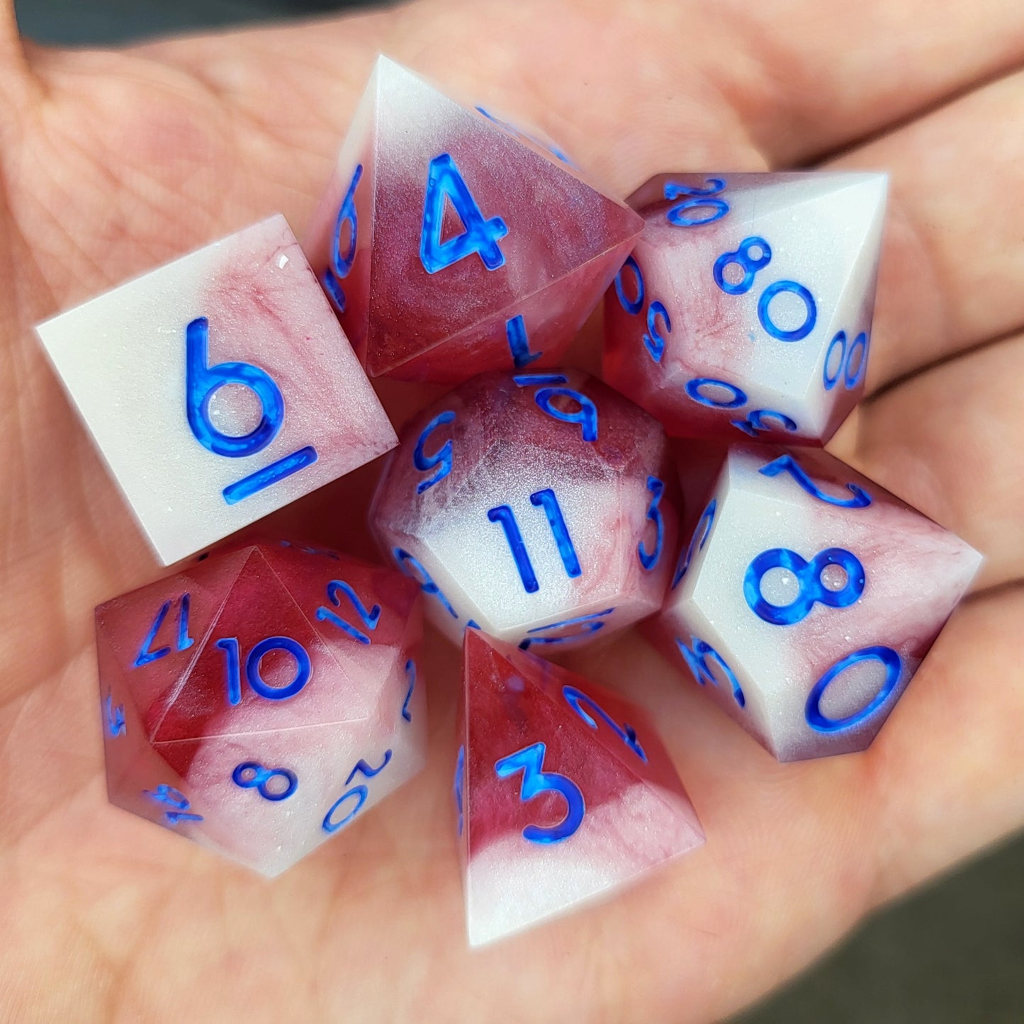 Dnd Dice set for role playing for Dungeons and Dragons