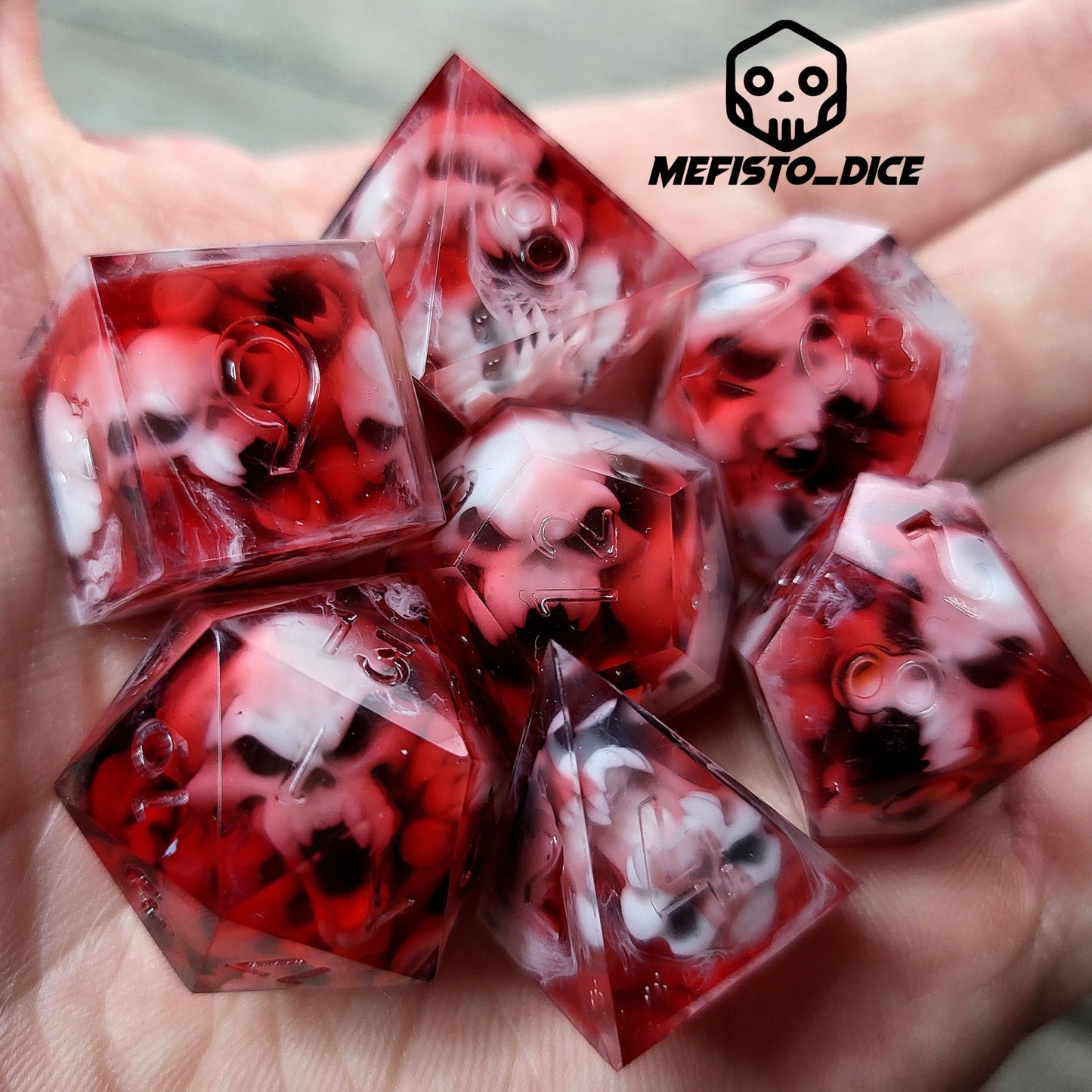 Dice set for role playing for Dungeons and Dragons